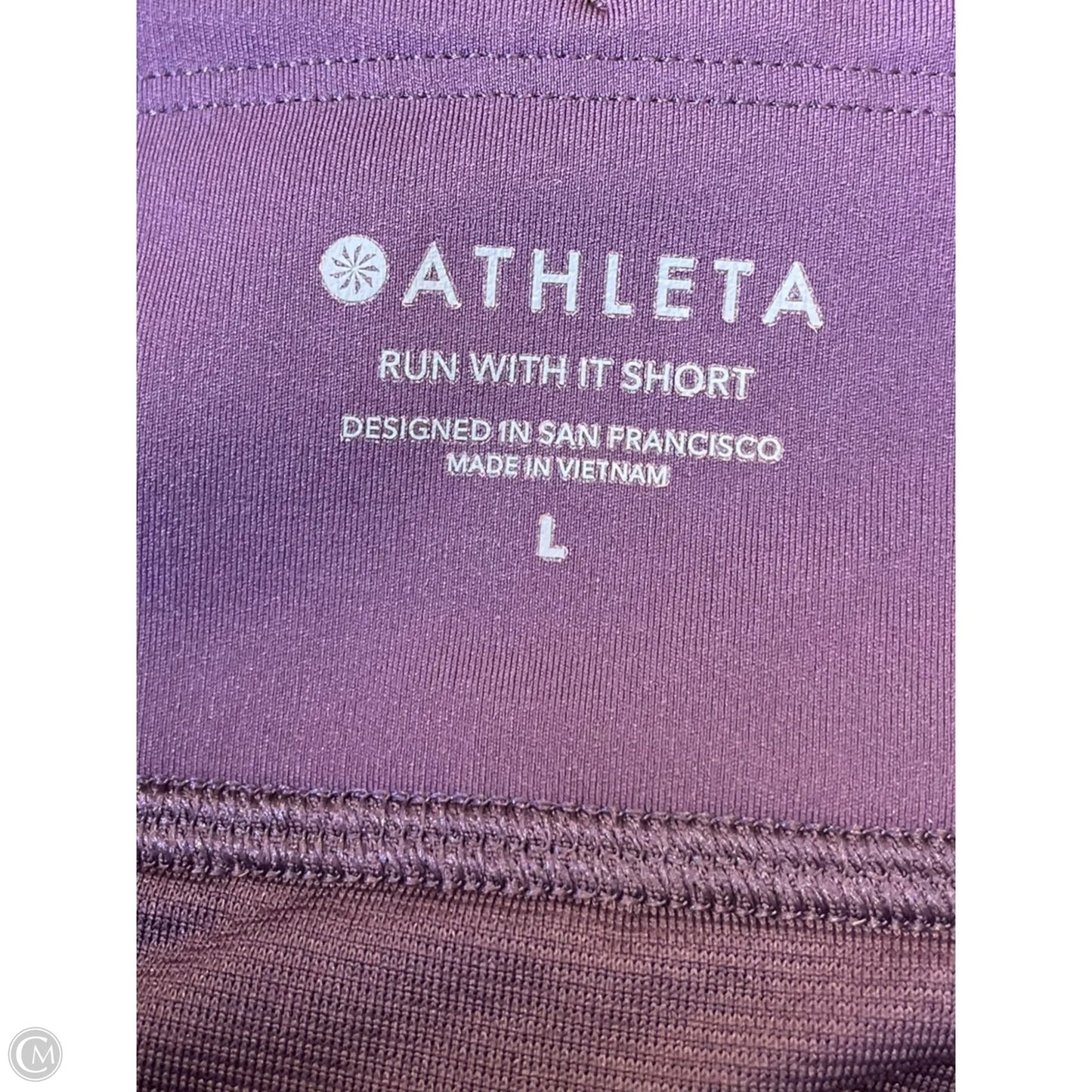 Athletic Shorts By Athleta In Maroon, Size: L