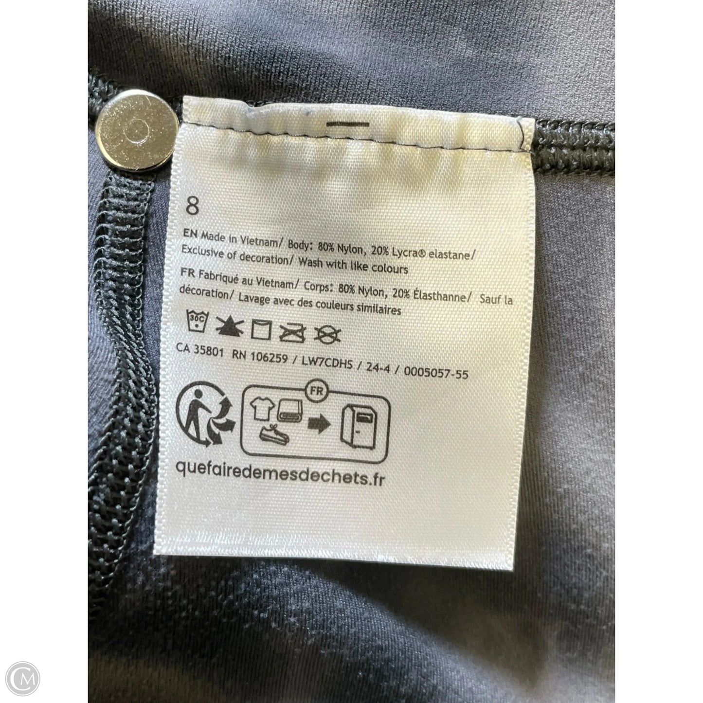 Athletic Shorts By Lululemon In Grey, Size: M