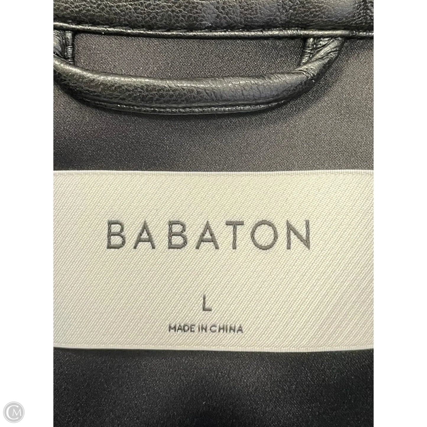 Jacket Leather By Babaton In Black, Size: L