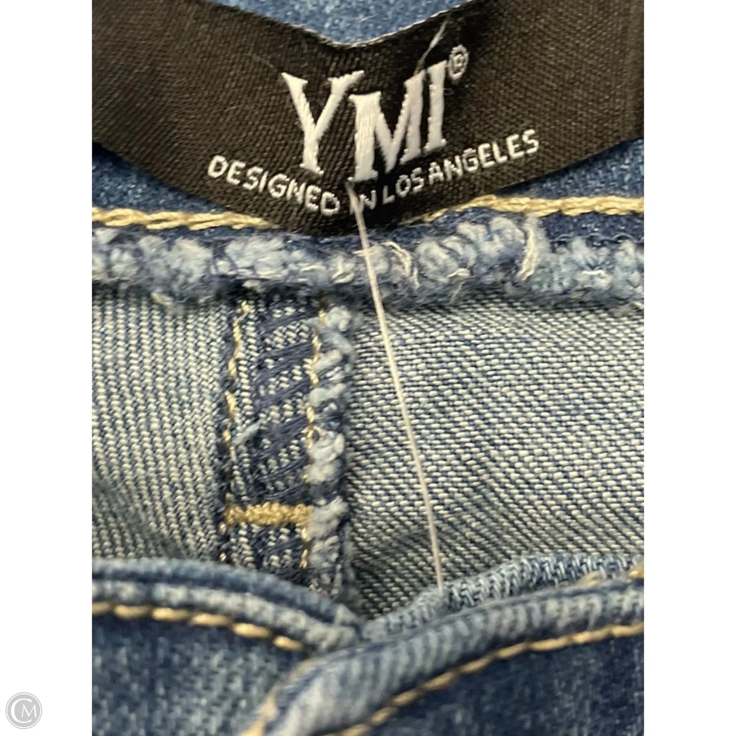 Jeans Flared By Ymi In Blue Denim, Size: 14
