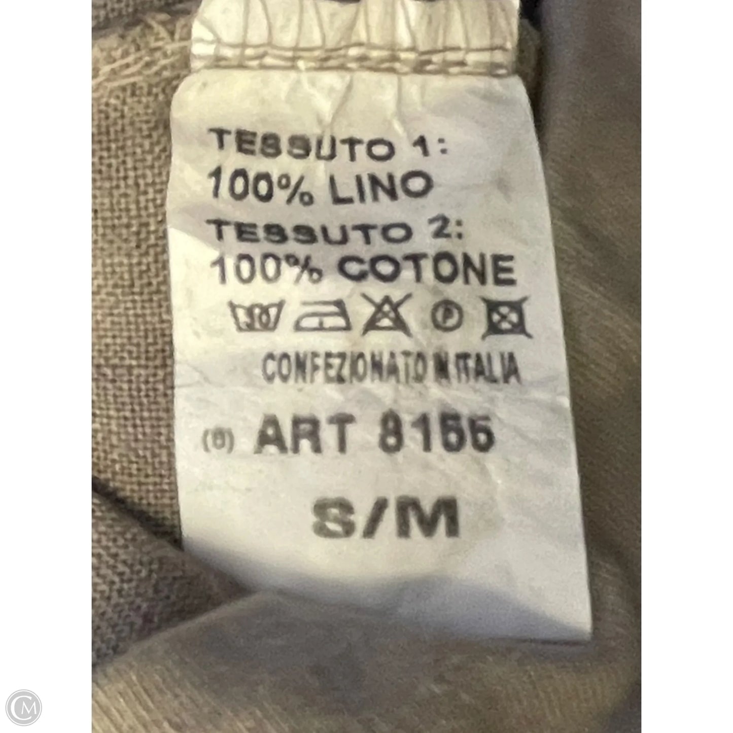 Pants Linen By Clothes Mentor In Brown, Size: 8