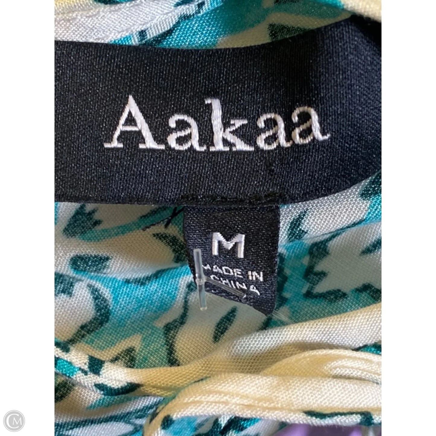Dress Casual Midi By Aakaa In Blue & White, Size: M