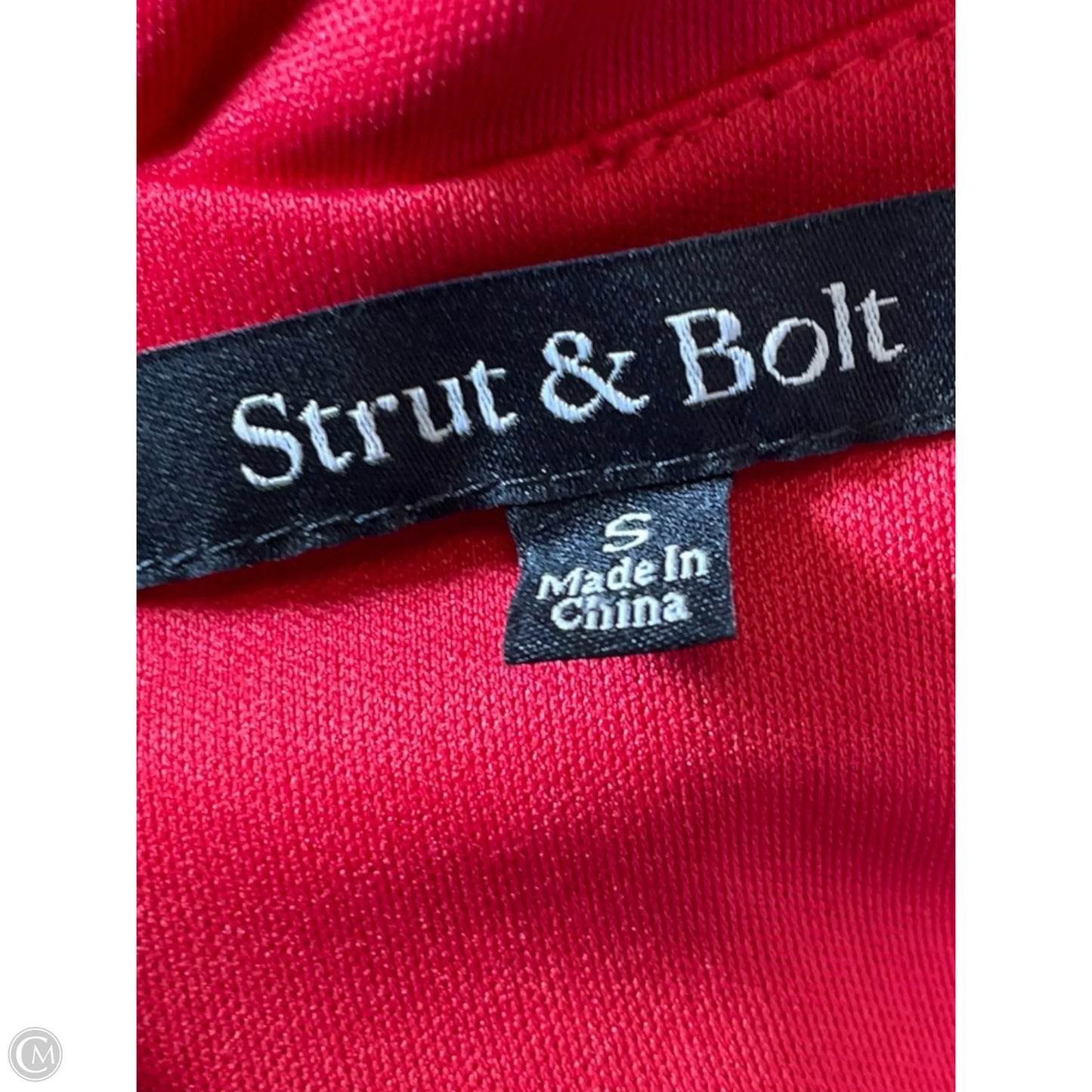 Dress Casual Midi By Strut & Bolt In Red, Size: S