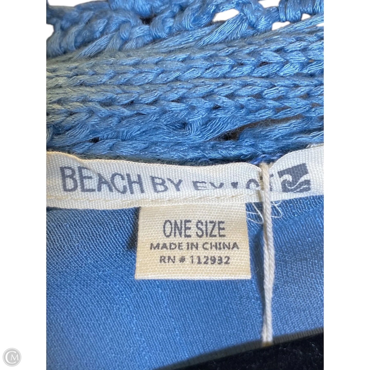 Swimwear Cover-up By Clothes Mentor In Blue, Size: Osfm