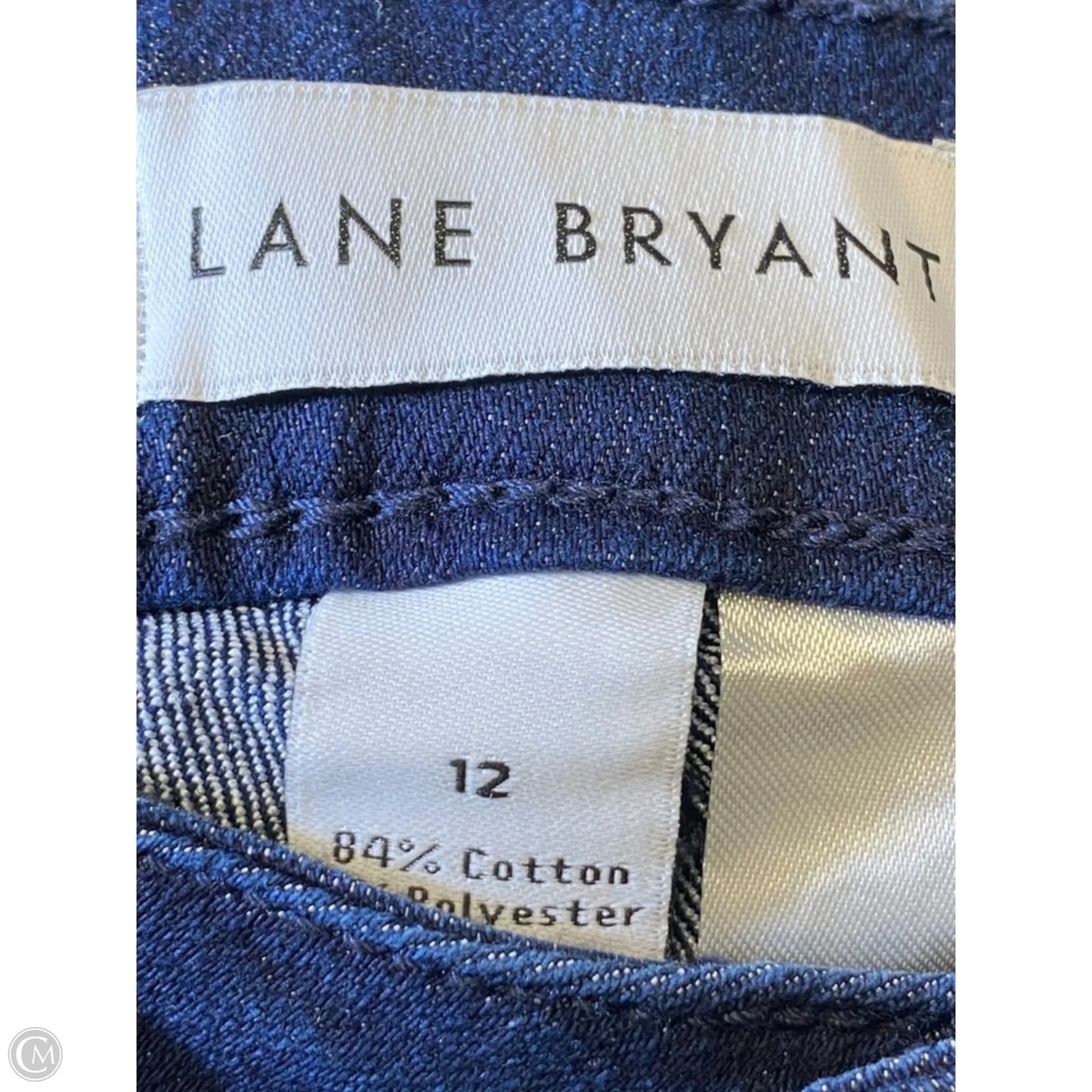 Jeans Flared By Lane Bryant In Blue Denim, Size: 12