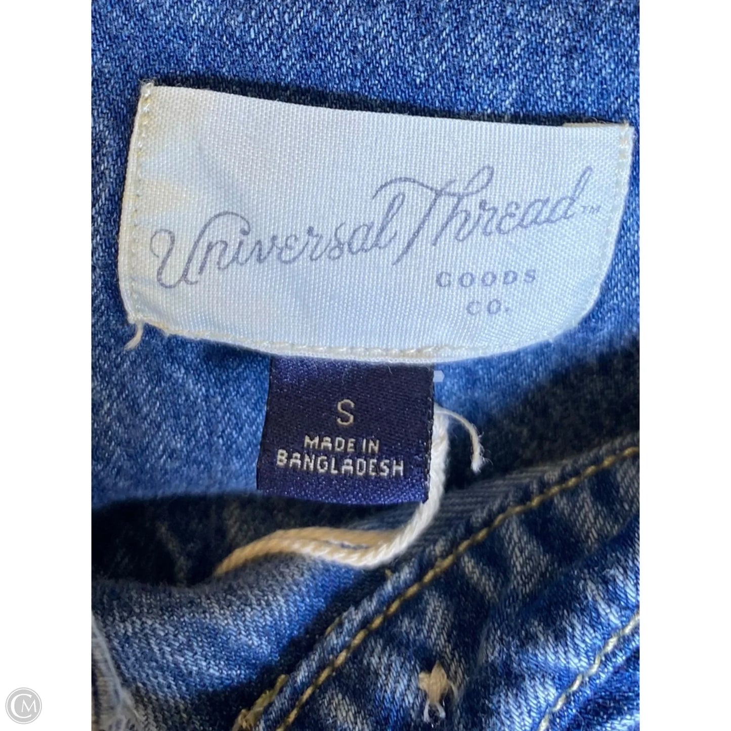 Dress Casual Midi By Universal Thread In Blue Denim, Size: S