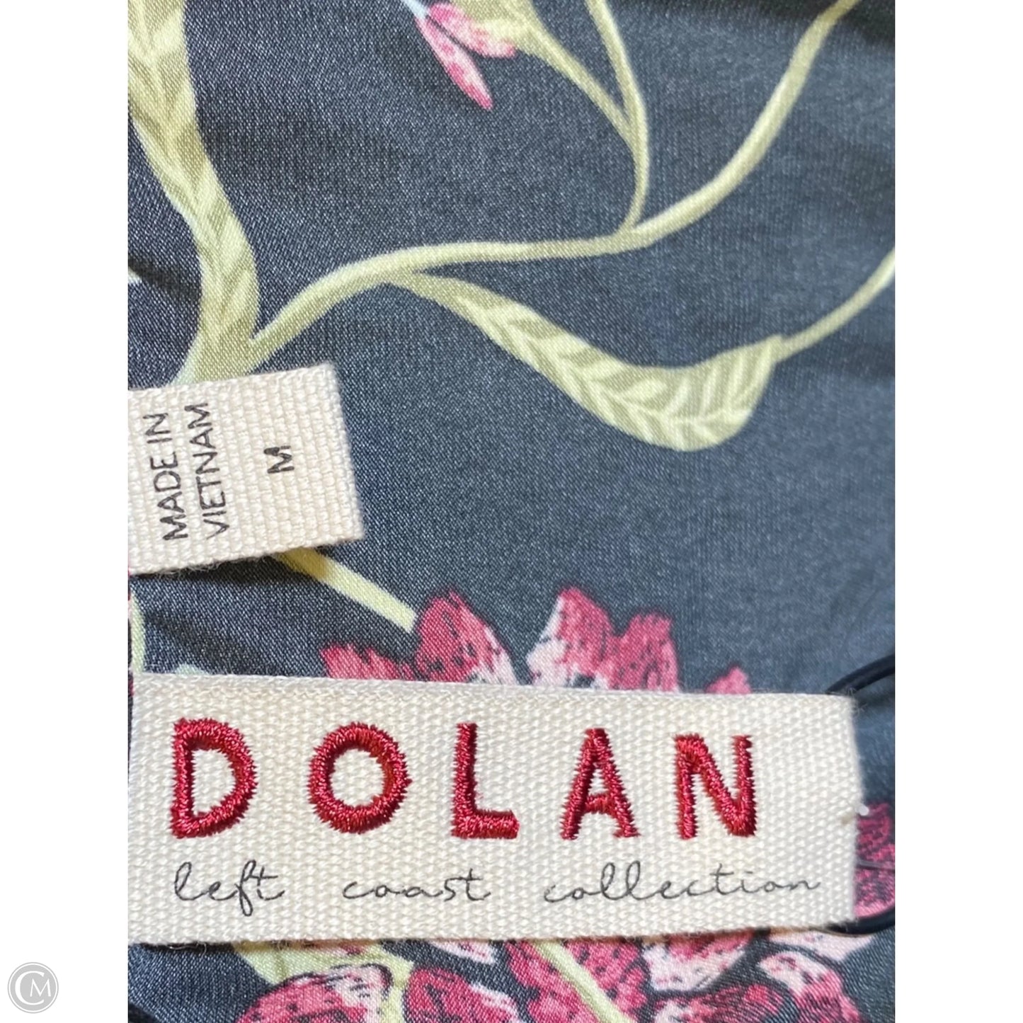 Blouse Long Sleeve By Dolan Left Coast In Floral Print, Size: M