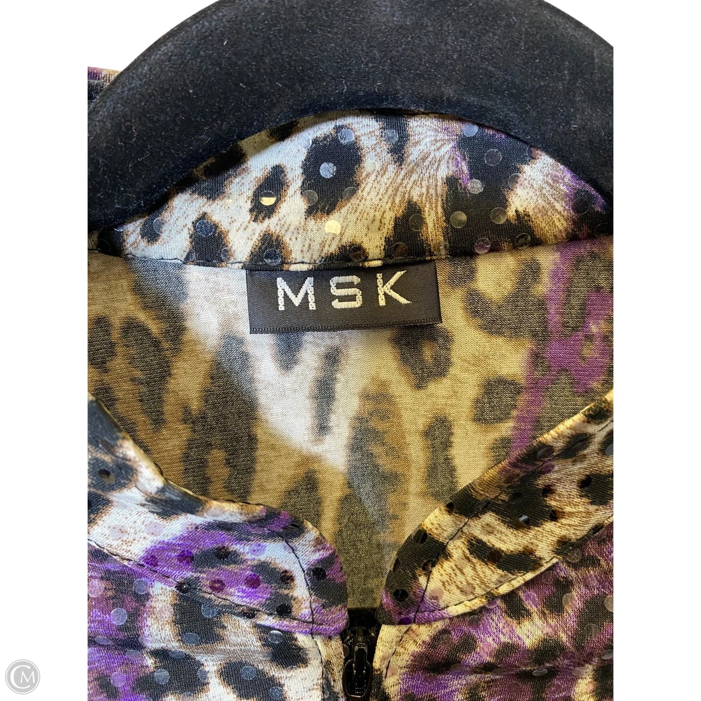Jacket Other By Msk In Animal Print, Size: M