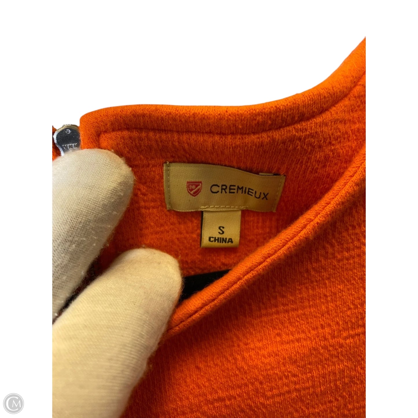 Dress Casual Midi By Cremieux In Orange, Size: S
