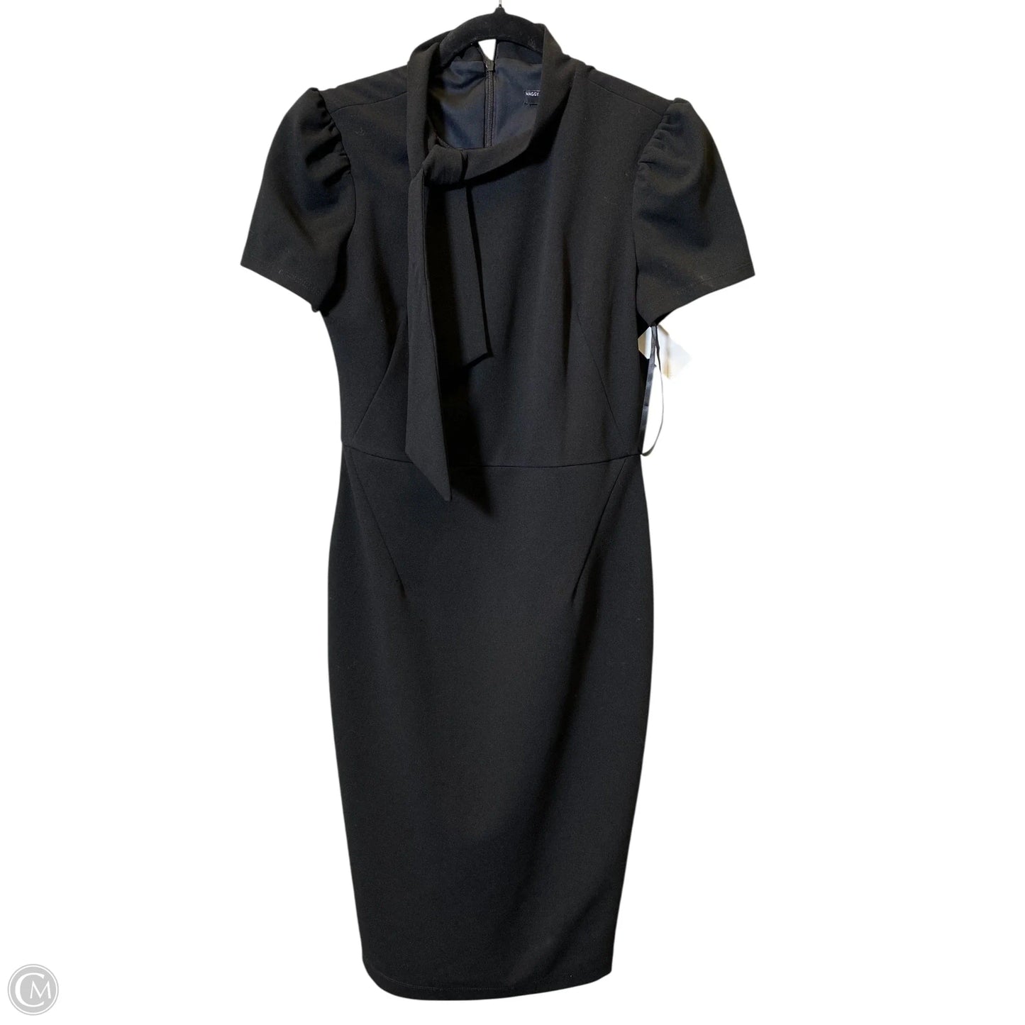 Dress Casual Midi By Maggy London In Black, Size: 2