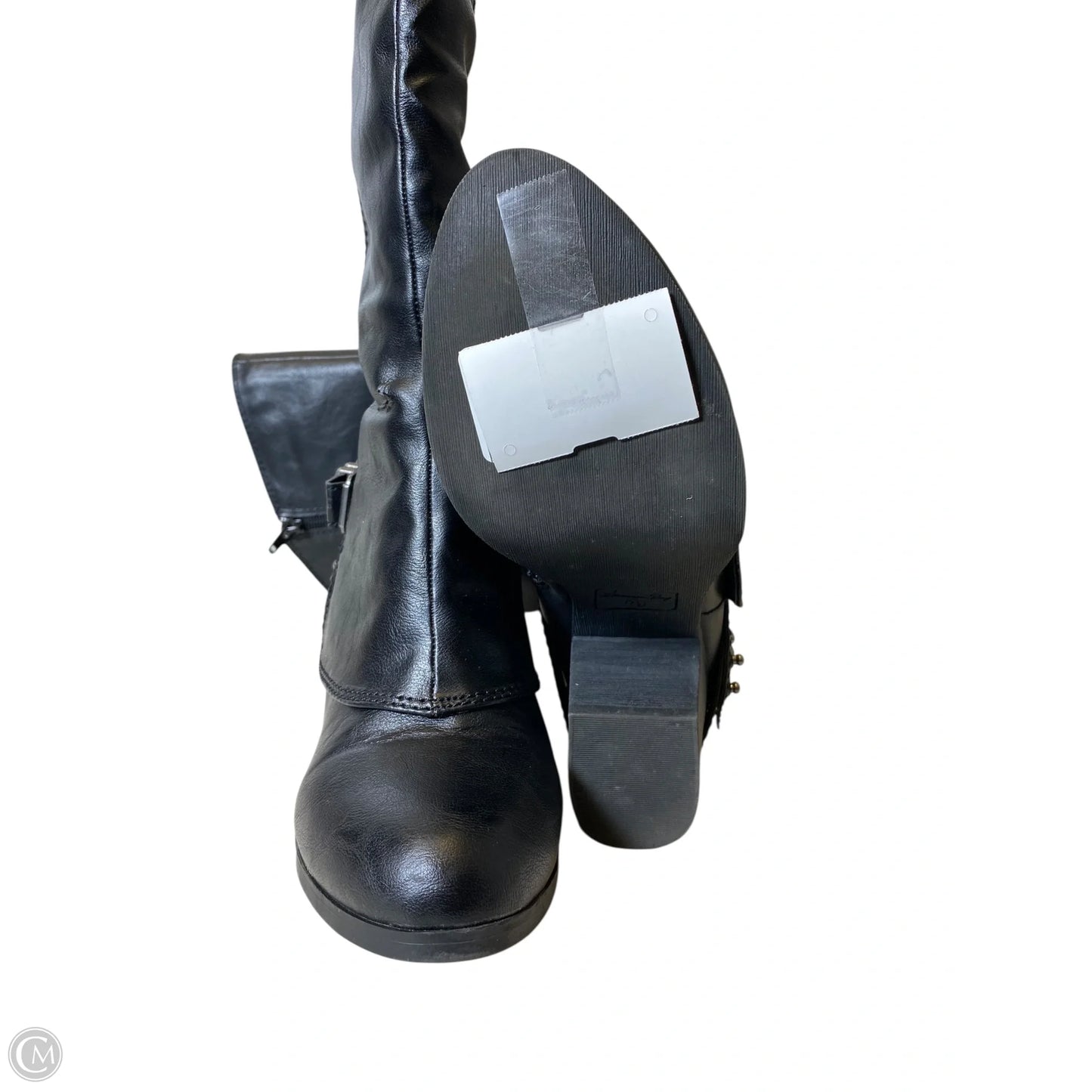 Boots Knee Heels By American Rag In Black, Size: 7.5