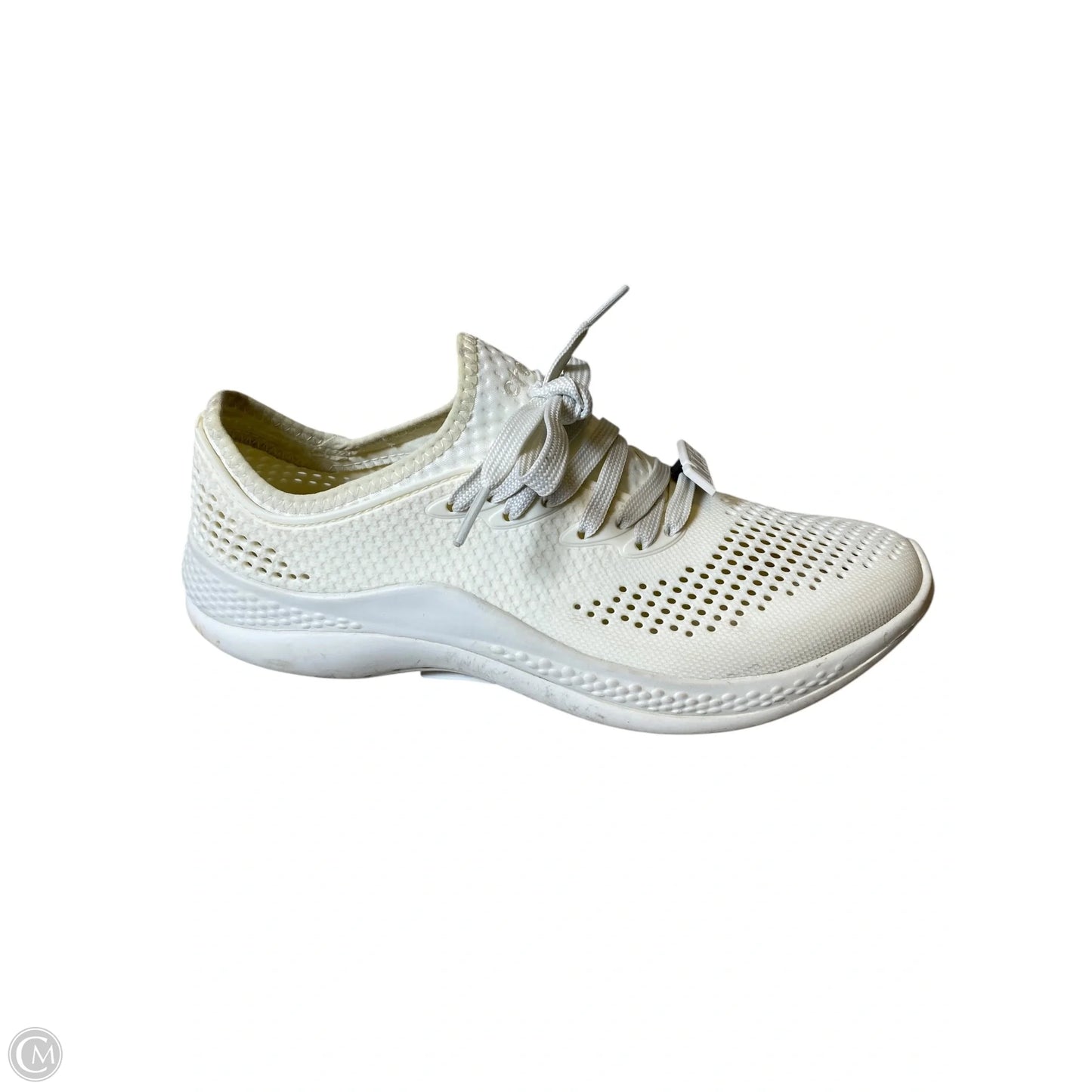 Shoes Athletic By Crocs In Cream, Size: 9