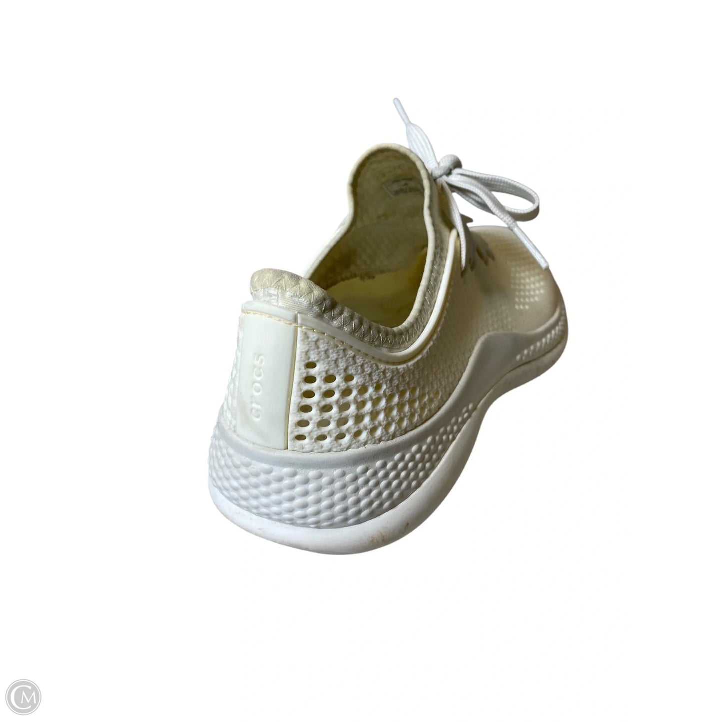 Shoes Athletic By Crocs In Cream, Size: 9