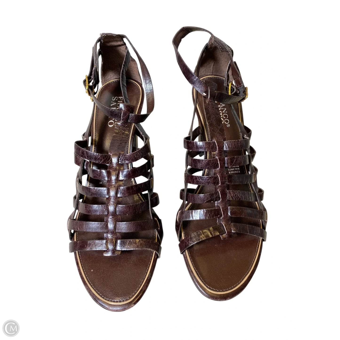 Shoes Heels Stiletto By Franco Sarto In Brown, Size: 9