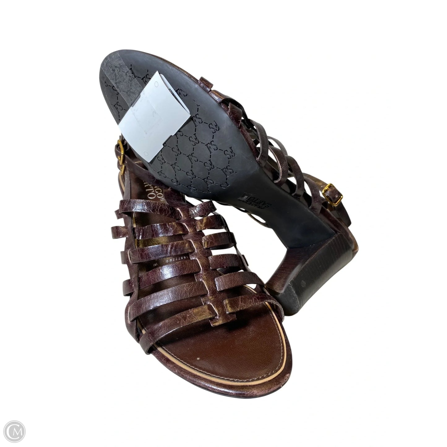 Shoes Heels Stiletto By Franco Sarto In Brown, Size: 9