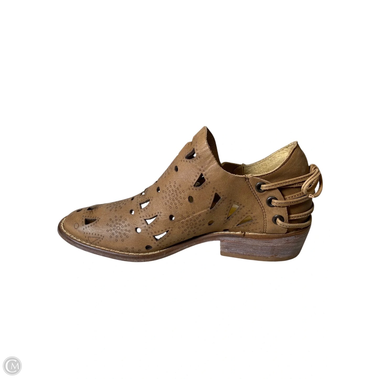 Boots Ankle Heels By Musse & Cloud In Brown, Size: 6
