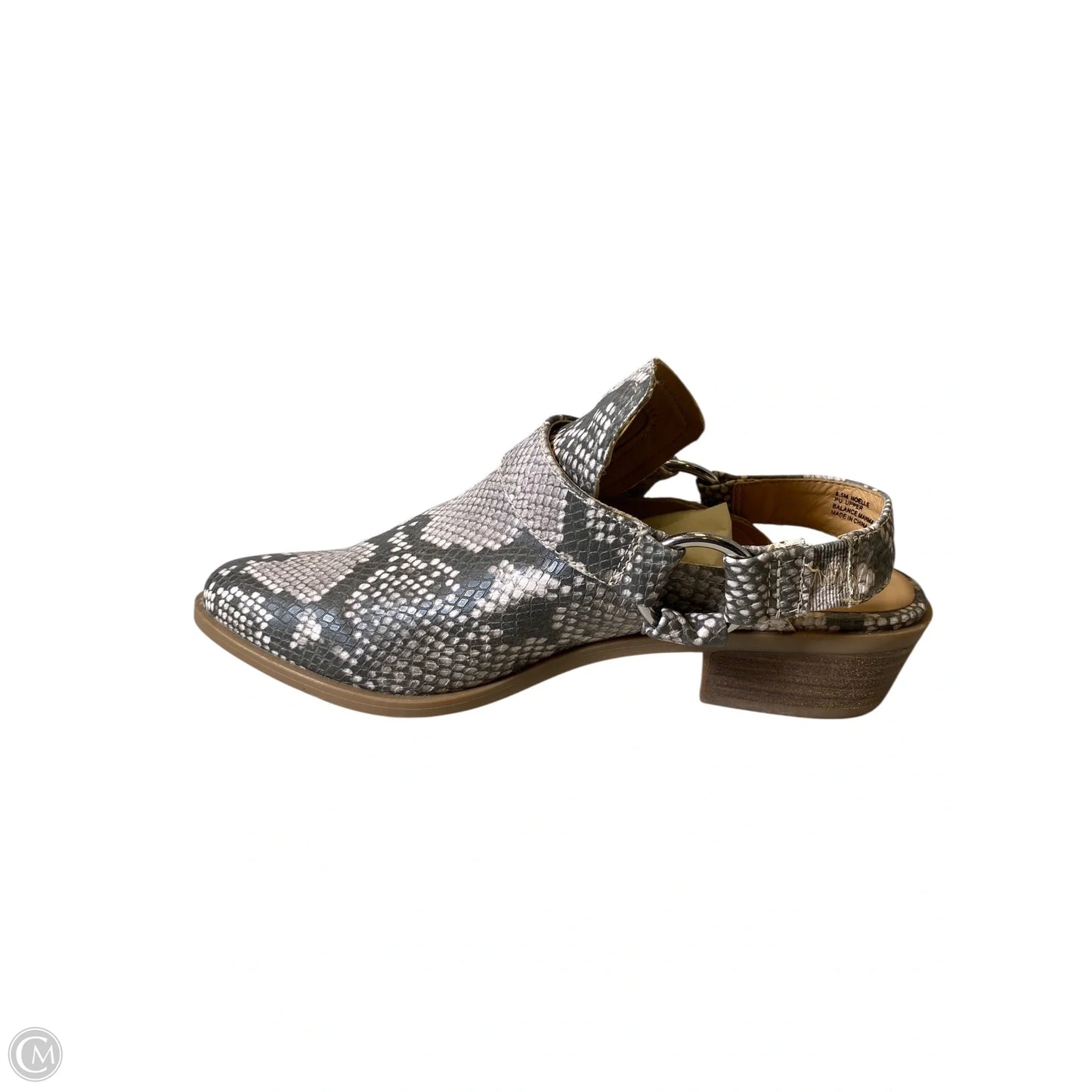 Boots Ankle Heels By Crown Vintage In Animal Print, Size: 6.5