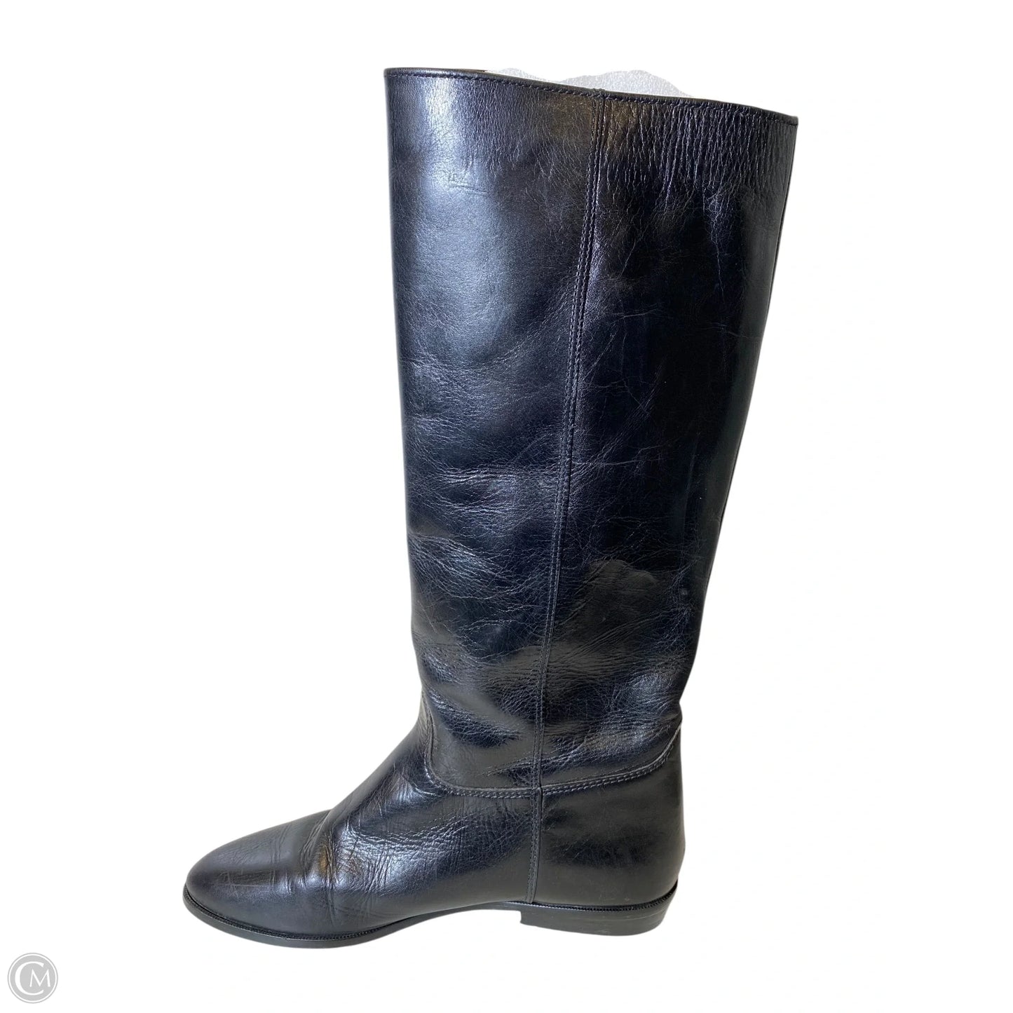 Boots Leather By West In Black, Size: 9