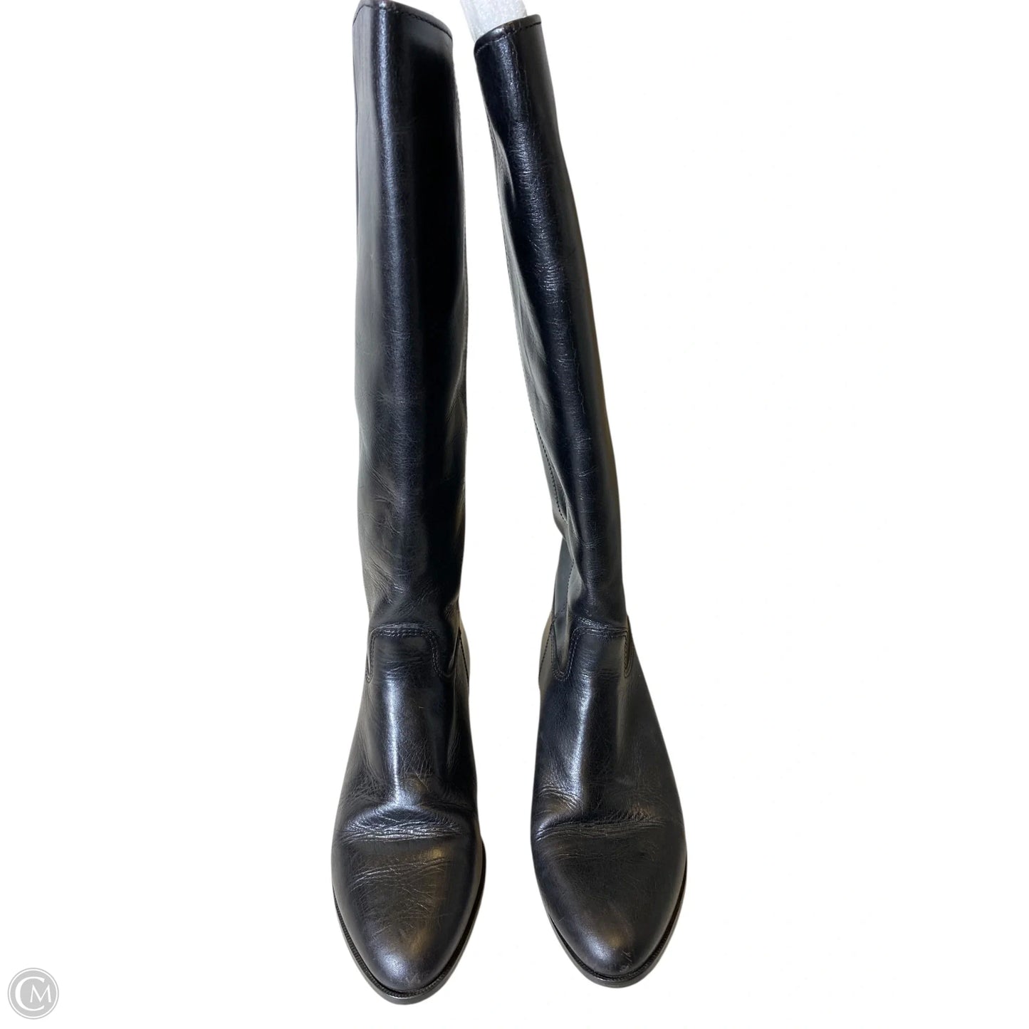 Boots Leather By West In Black, Size: 9