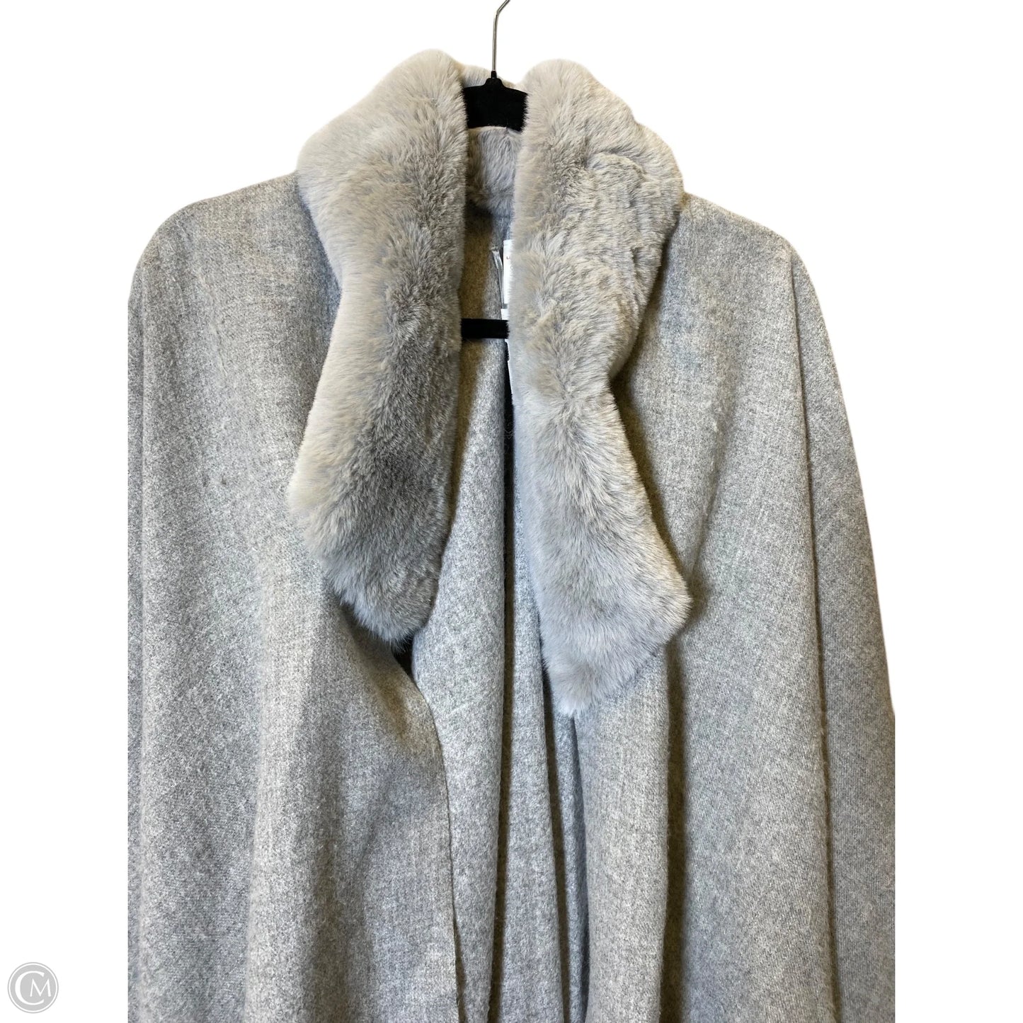 Shawl By Liz Claiborne In Grey, Size: Osfm