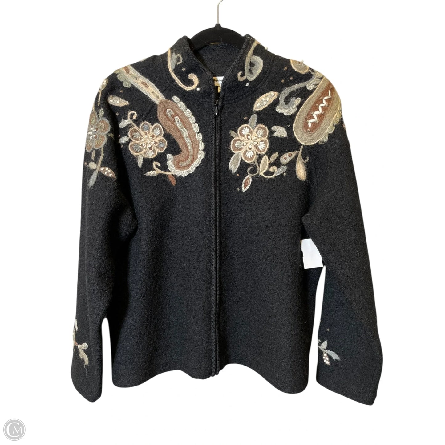 Jacket Moto By Coldwater Creek In Multi-colored, Size: Xl