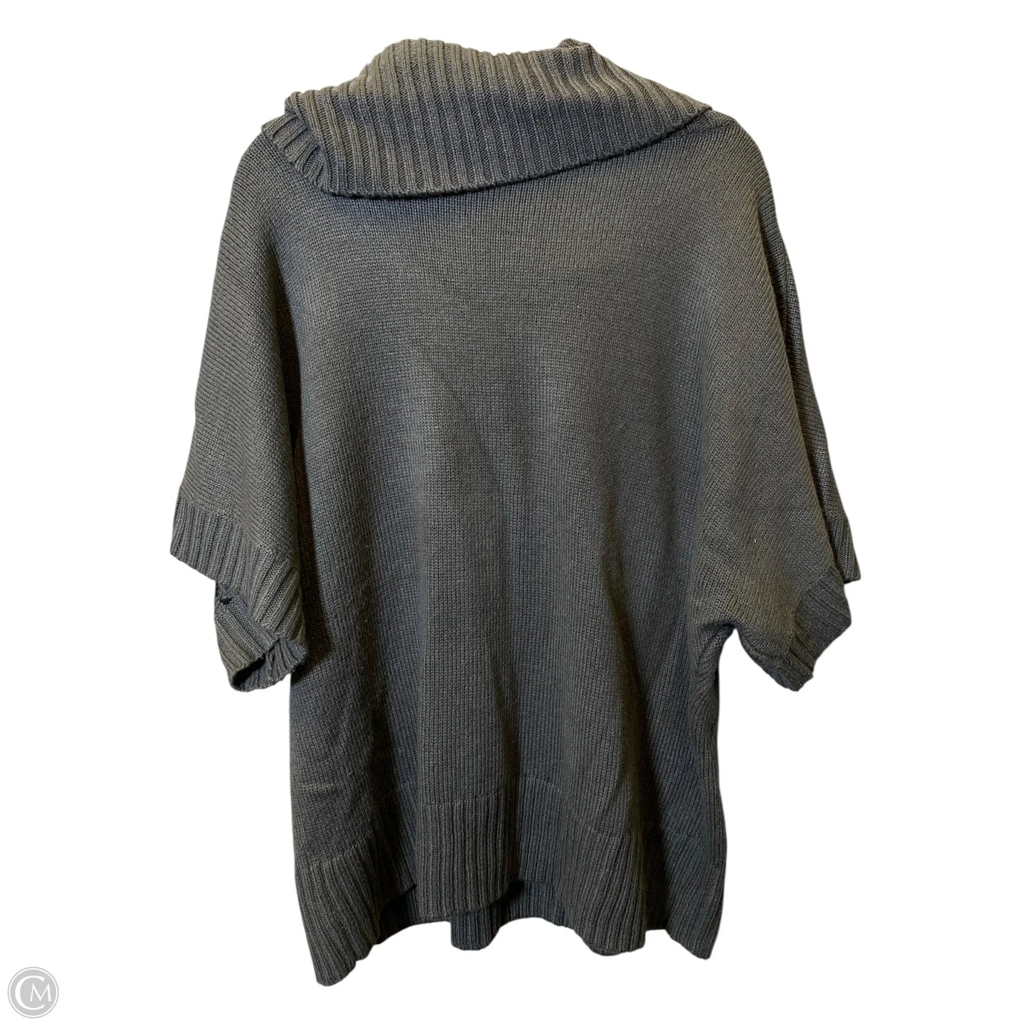 Sweater By Cato In Black & Grey, Size: 3x