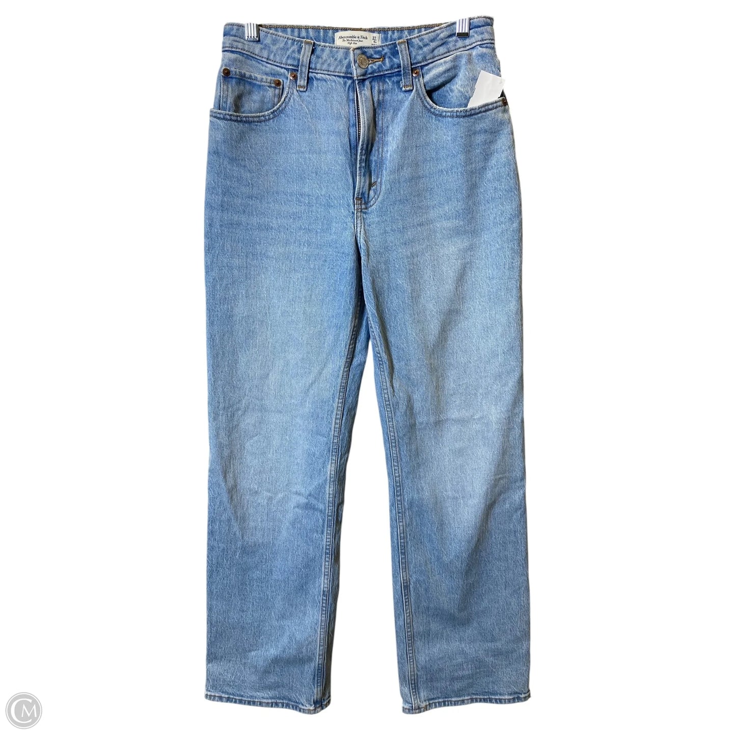 Jeans Wide Leg By Abercrombie And Fitch In Blue, Size: 4