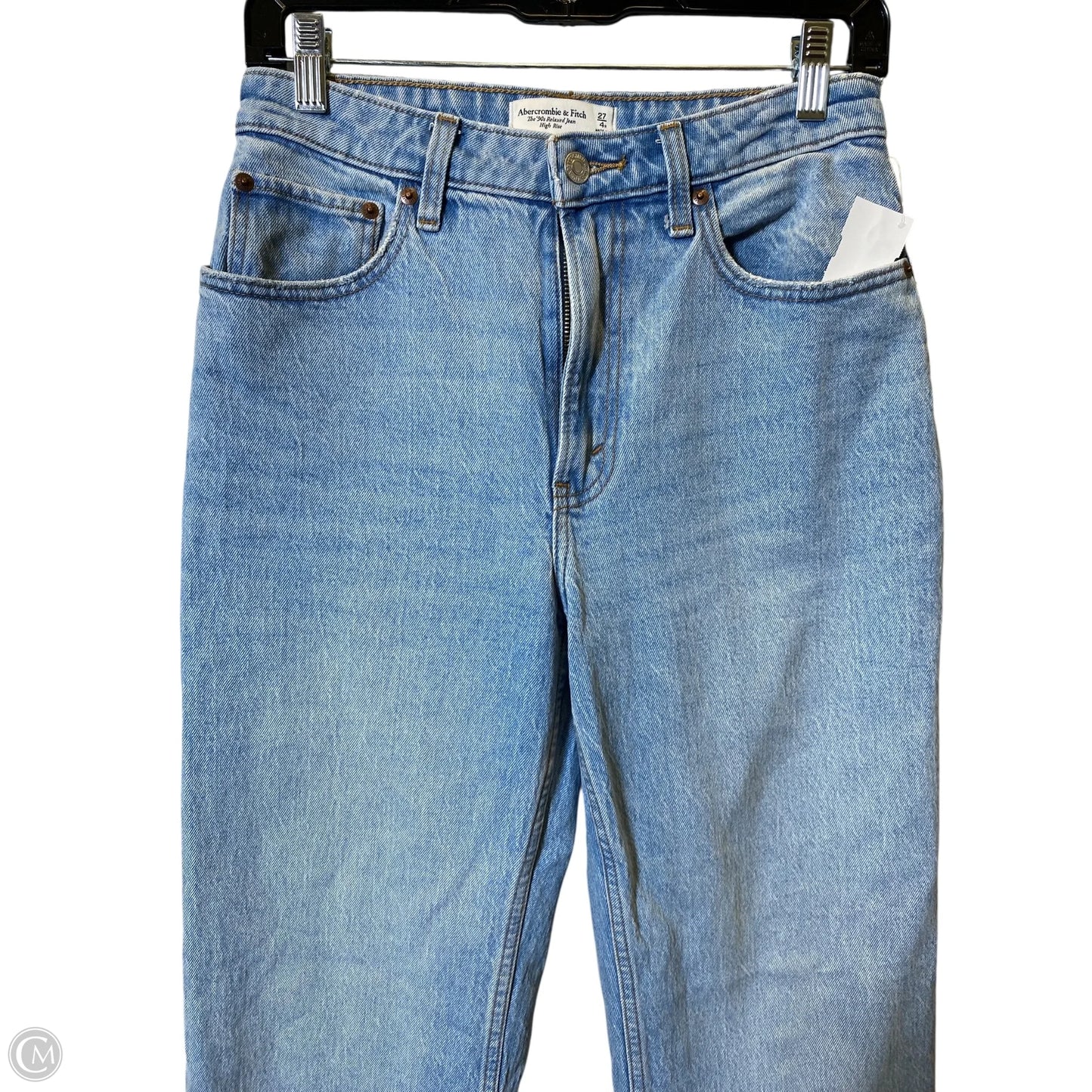 Jeans Wide Leg By Abercrombie And Fitch In Blue, Size: 4