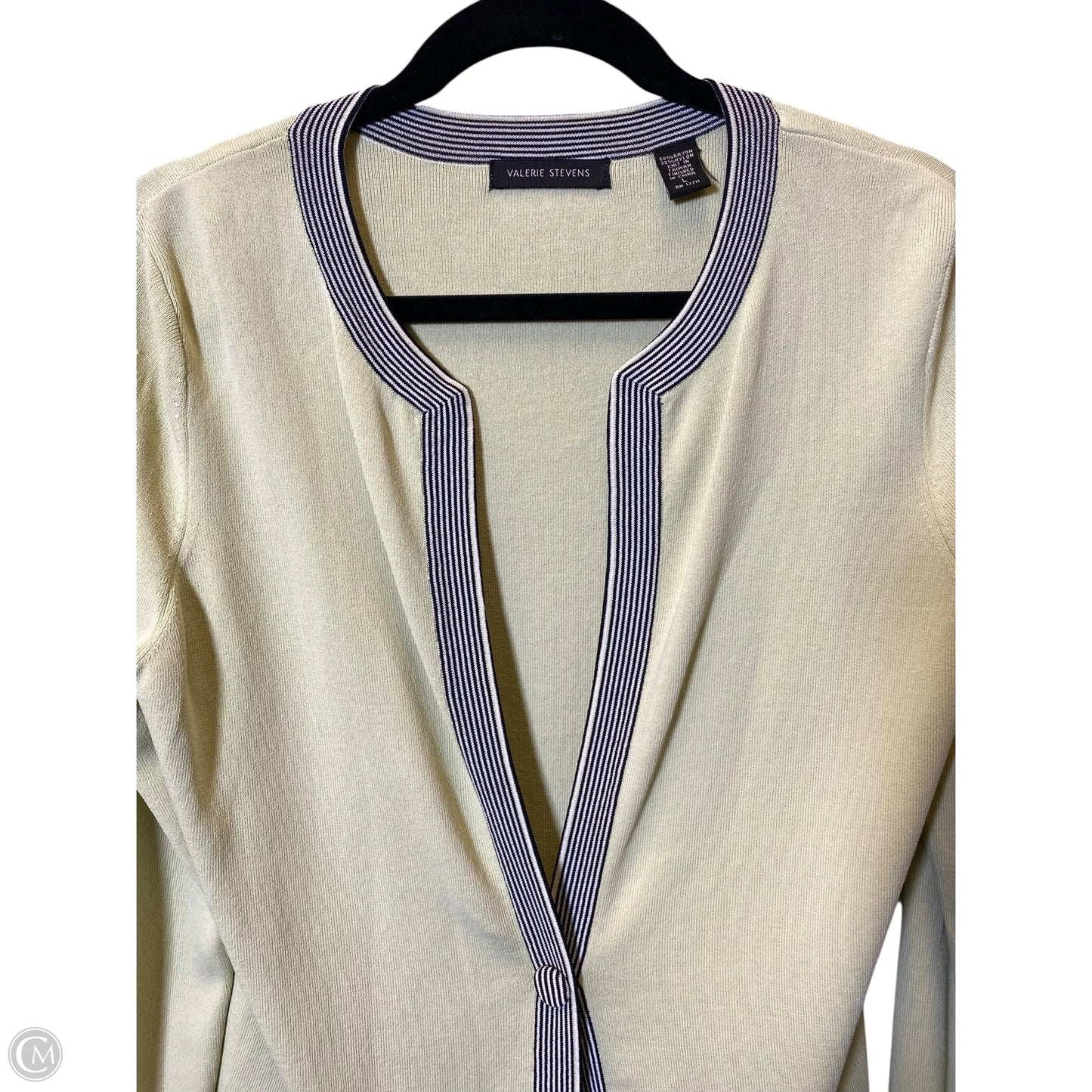 Cardigan By Valerie Stevens In Multi-colored, Size: L