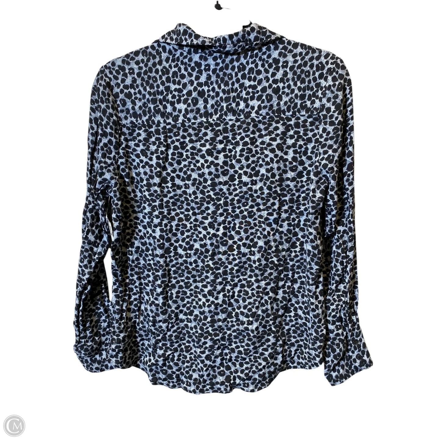 Blouse Long Sleeve By Adrianna Papell In Animal Print, Size: M