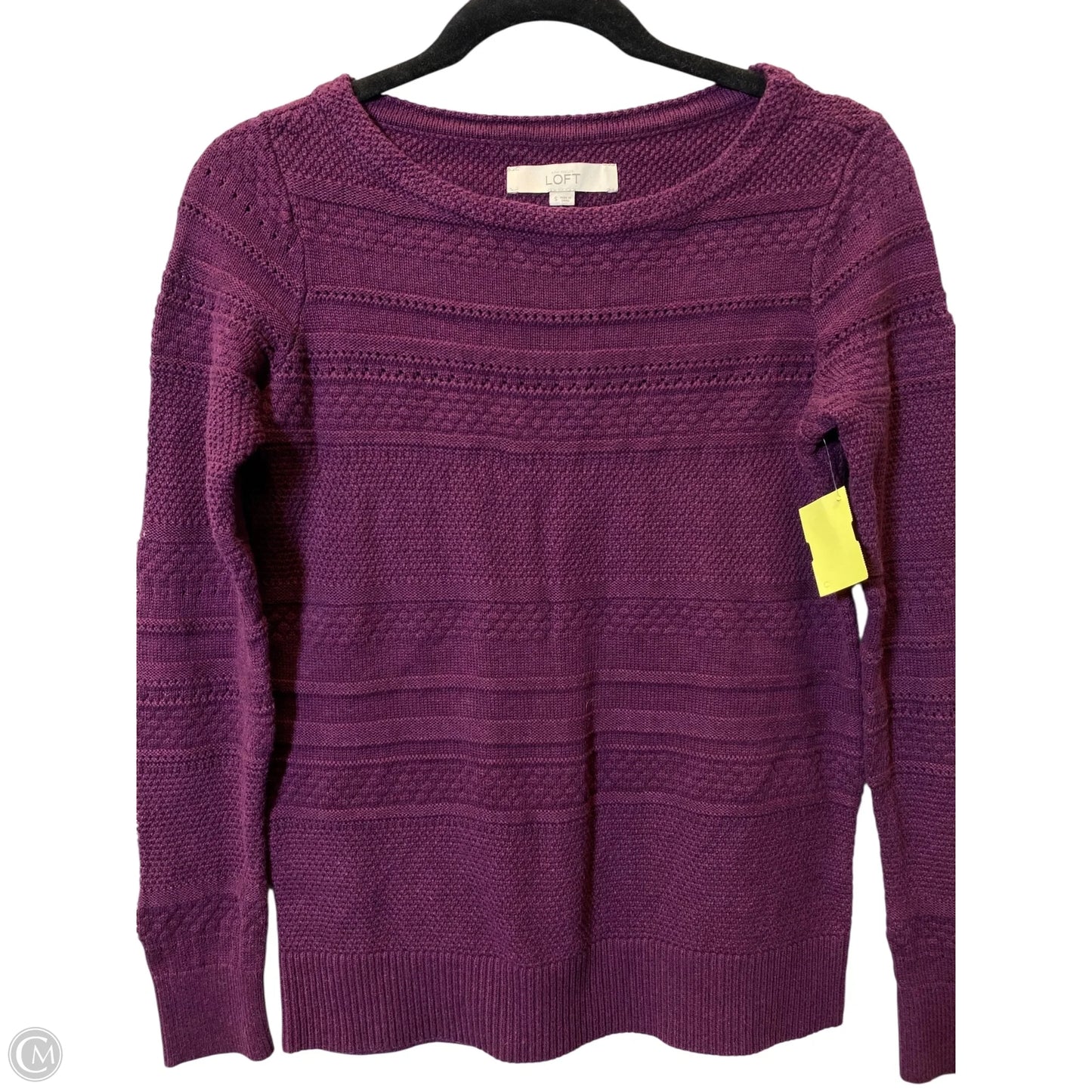 Sweater By Loft In Purple, Size: S