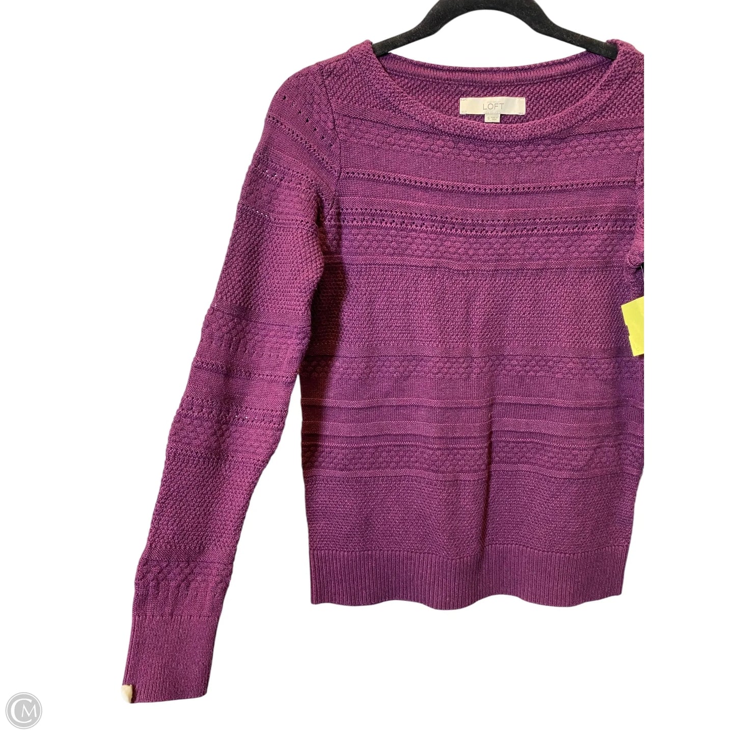 Sweater By Loft In Purple, Size: S