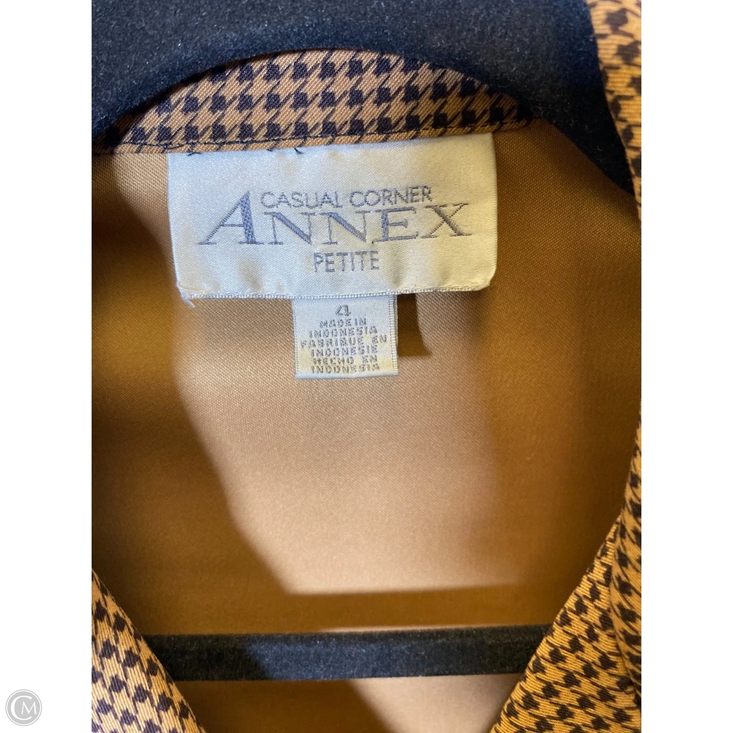 Skirt Set 2pc By Casual Corner In Brown, Size: 4