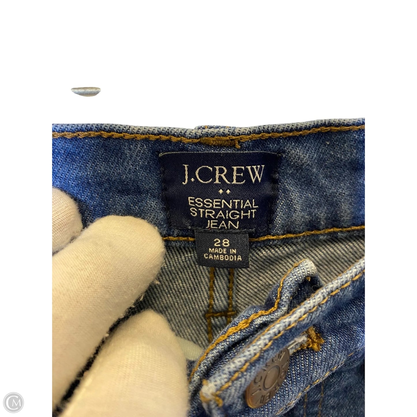 Jeans Straight By J. Crew In Blue, Size: 6