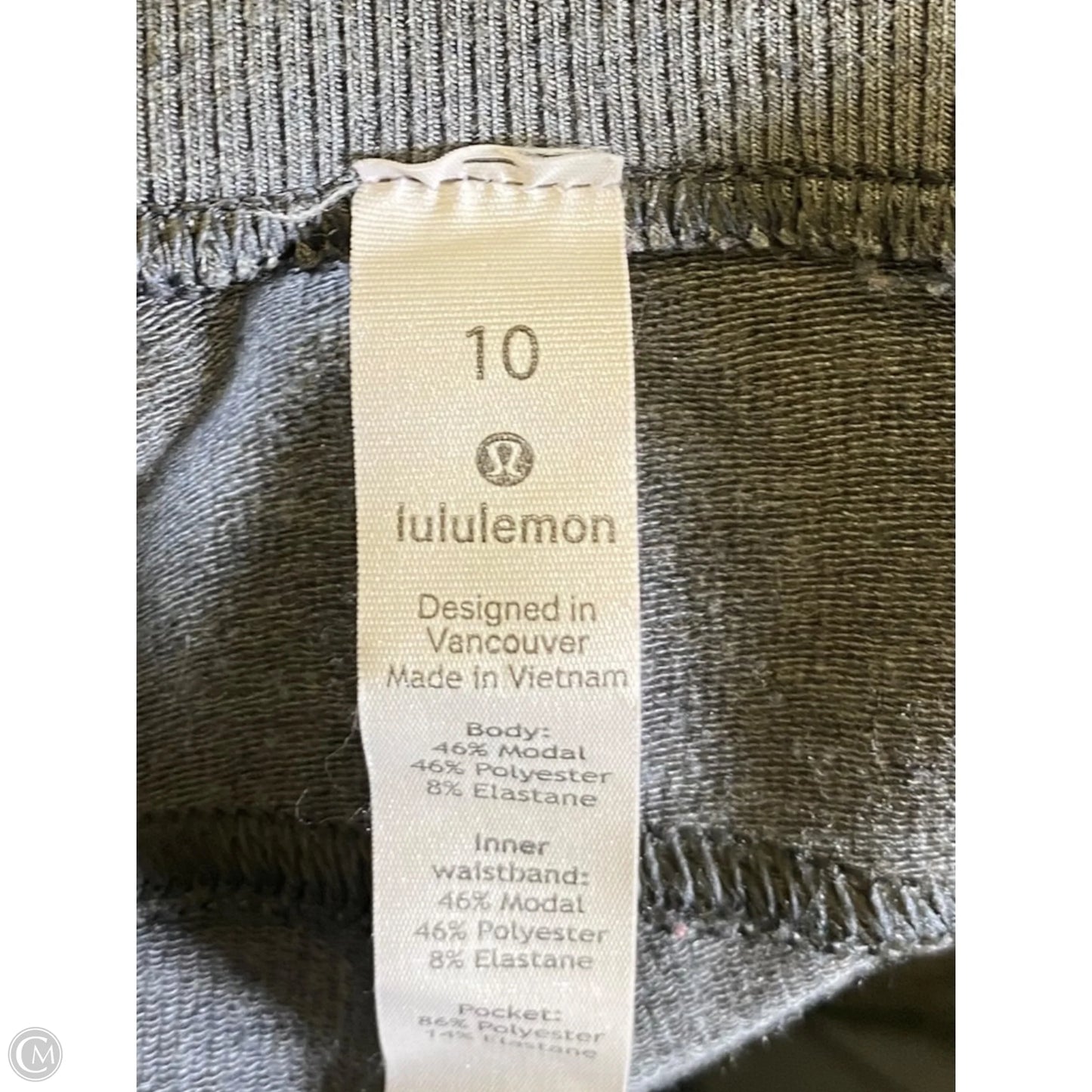 Athletic Pants By Lululemon In Grey, Size: 10