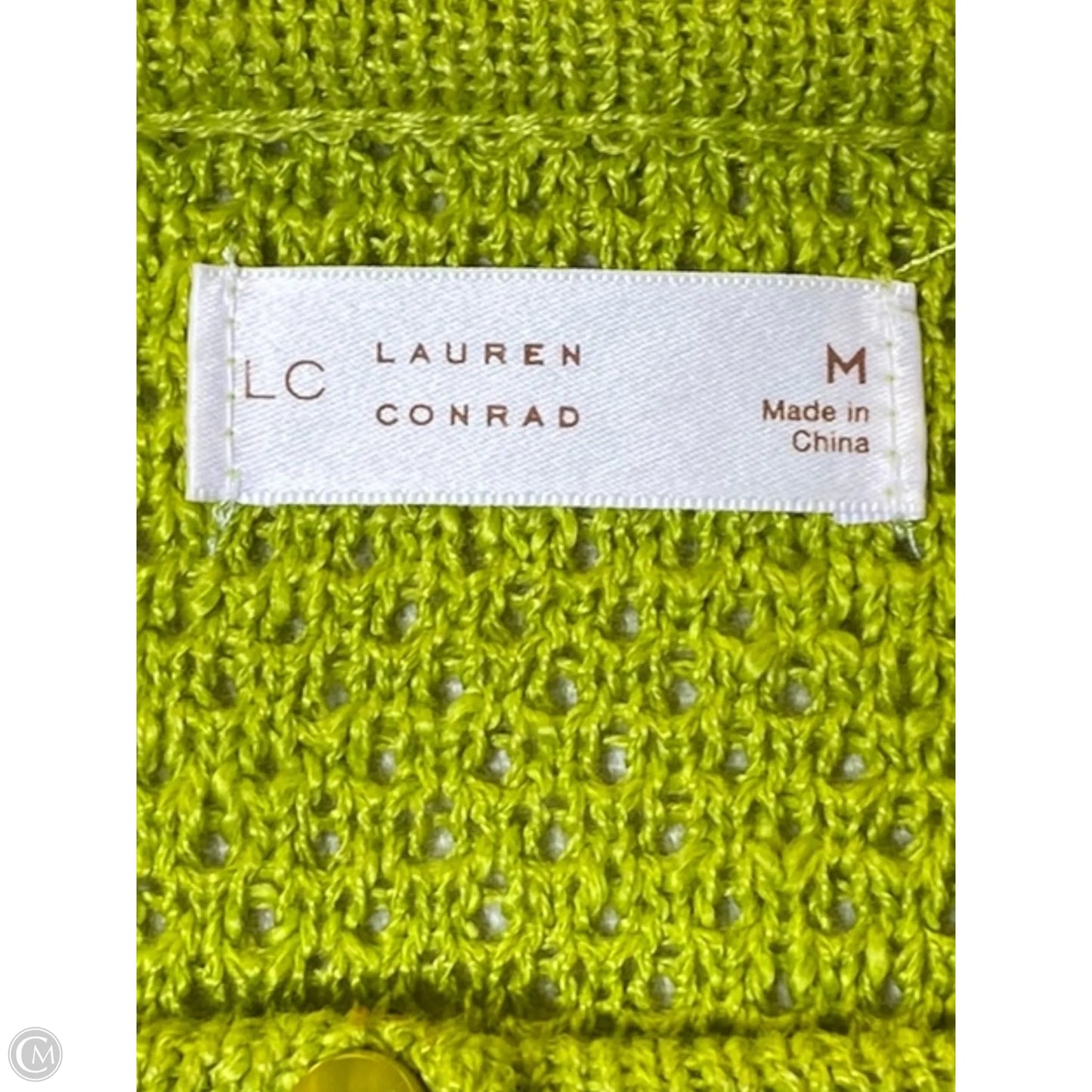 Top Short Sleeve By Lc Lauren Conrad In Green, Size: M