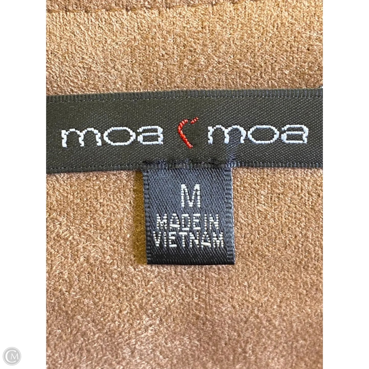 Top Sleeveless By Moa Moa In Brown, Size: M