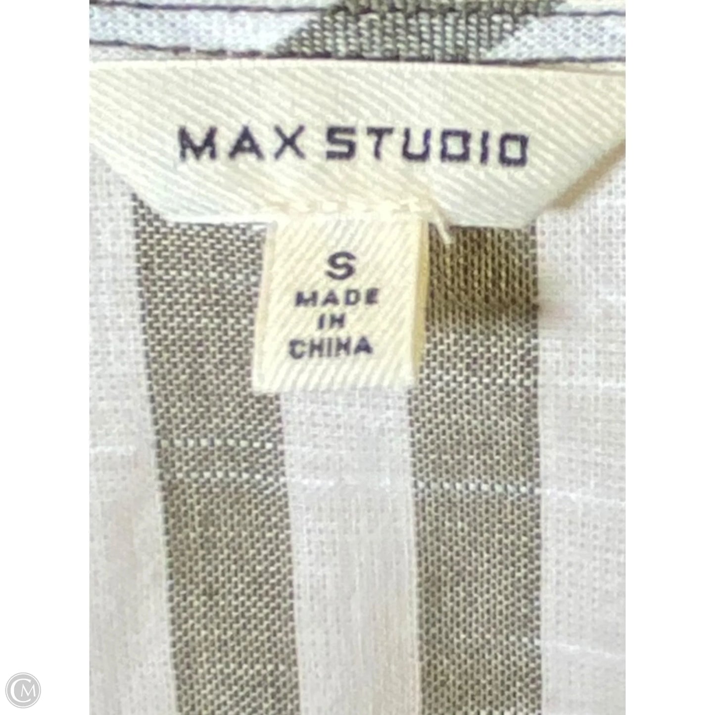 Dress Casual Midi By Max Studio In Striped Pattern, Size: S