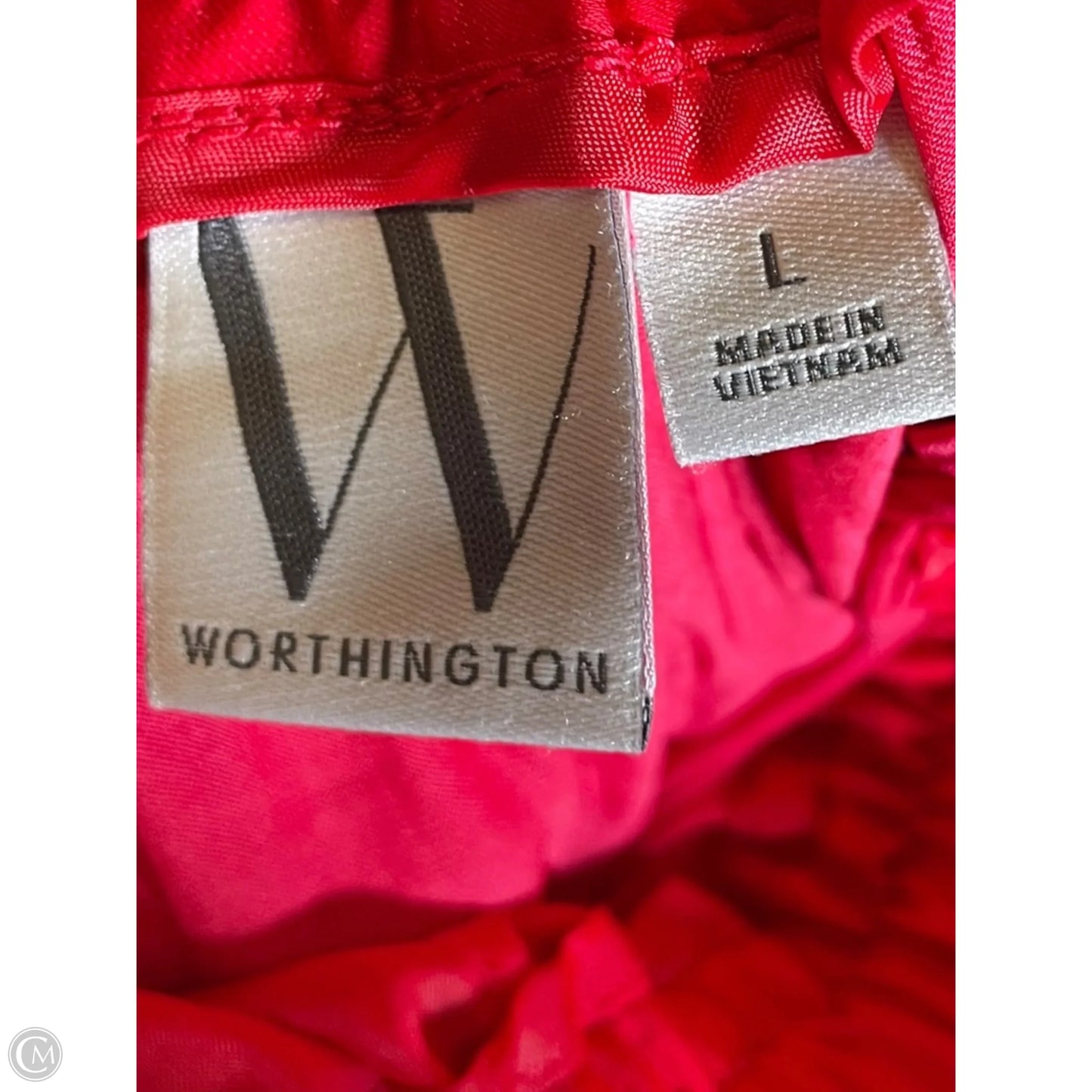 Skirt Maxi By Worthington In Red, Size: L