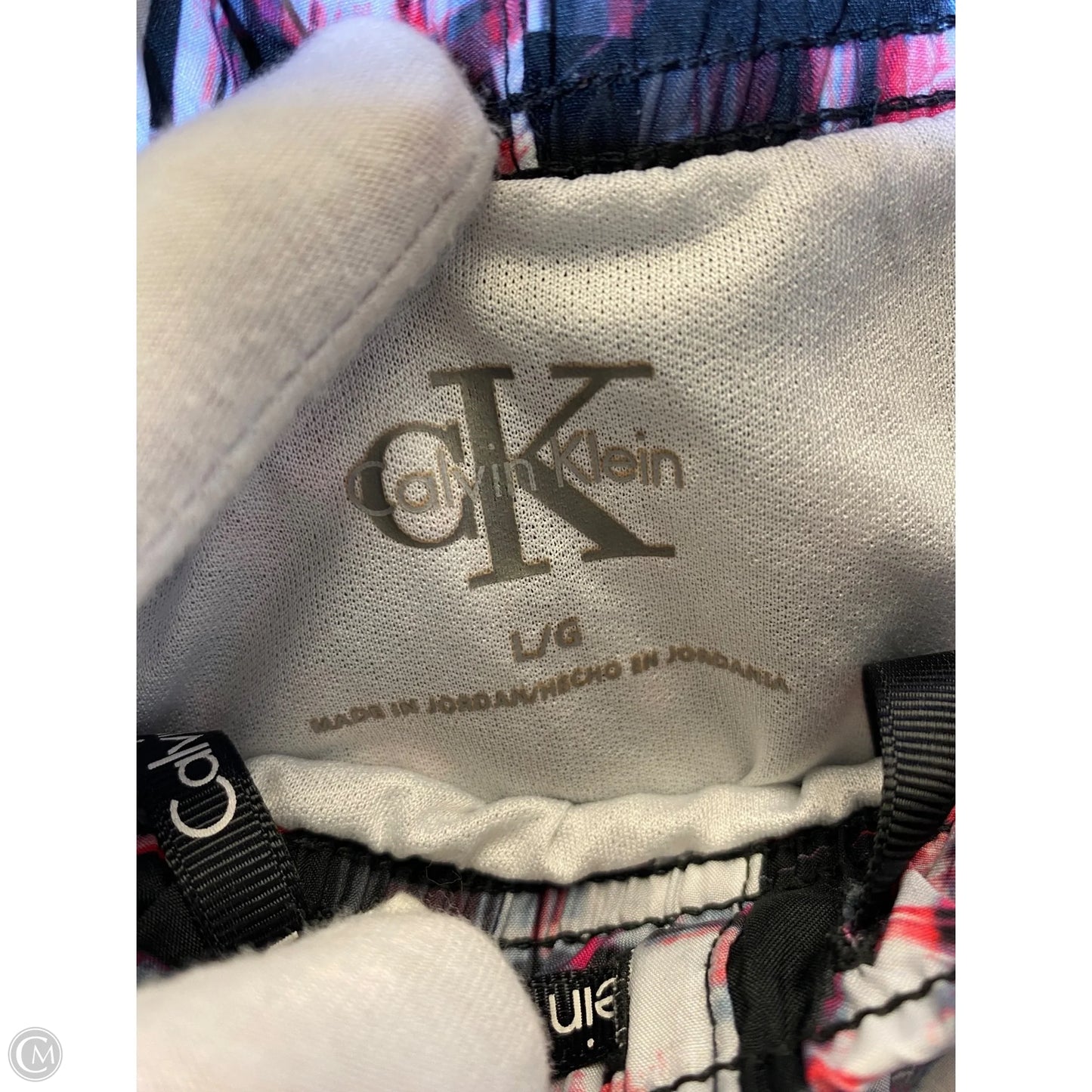 Athletic Shorts By Calvin Klein In Multi-colored, Size: L