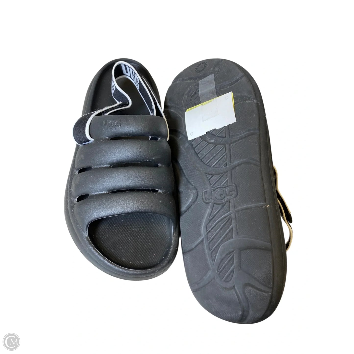 Sandals Designer By Ugg In Black, Size: 9