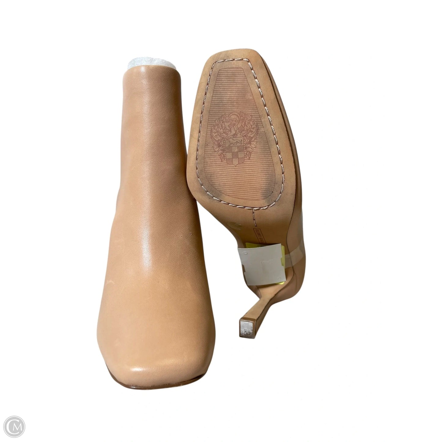 Boots Ankle Heels By Vince Camuto In Tan, Size: 5.5