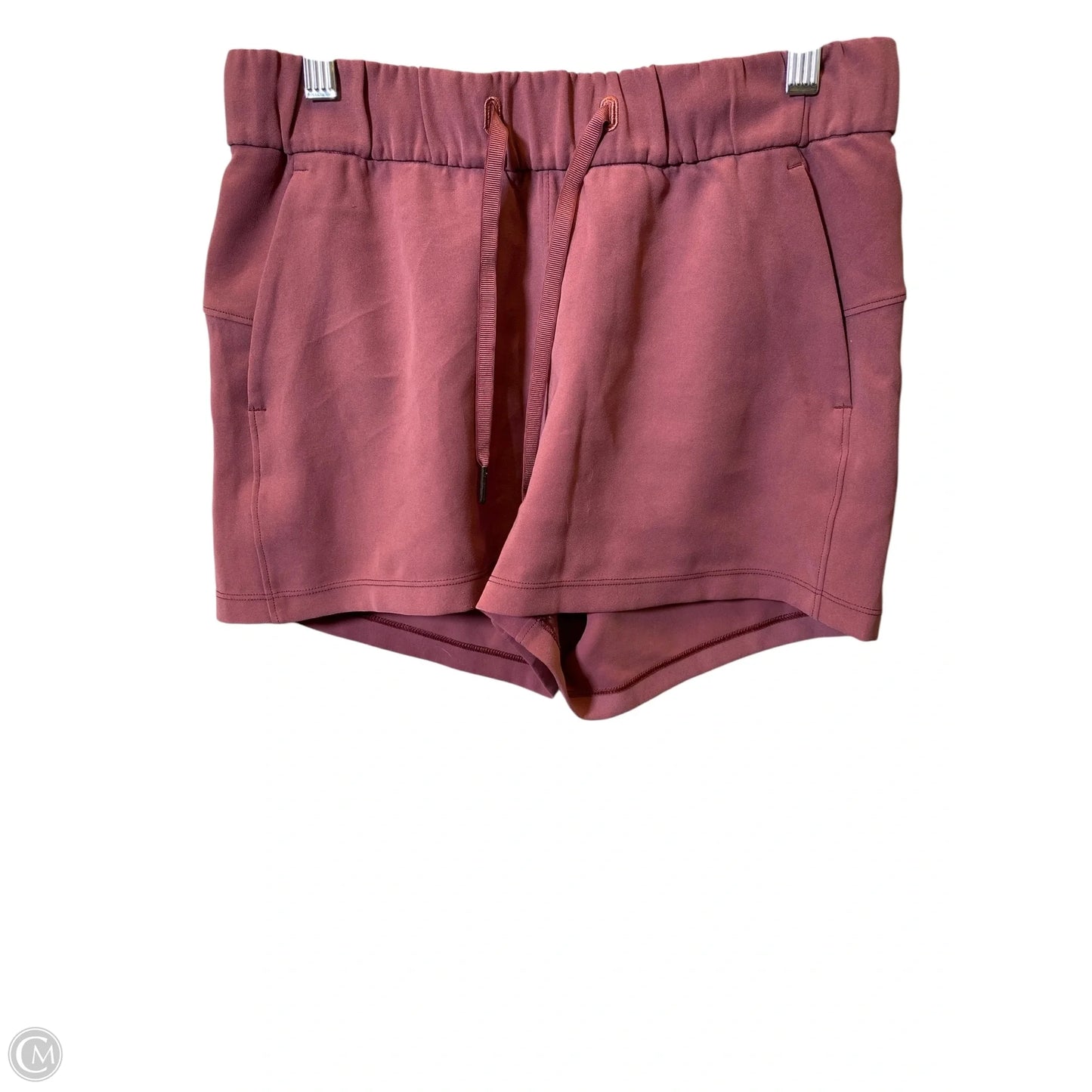 Athletic Shorts By Lululemon In Pink, Size: 4