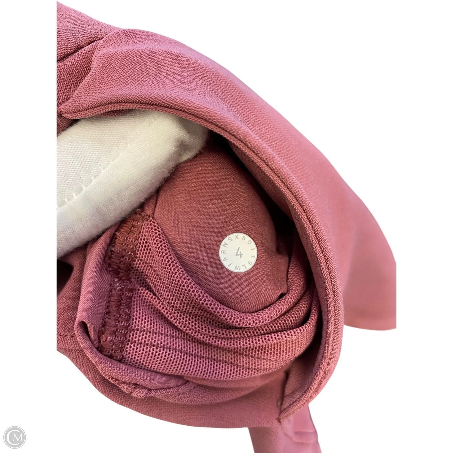 Athletic Shorts By Lululemon In Pink, Size: 4