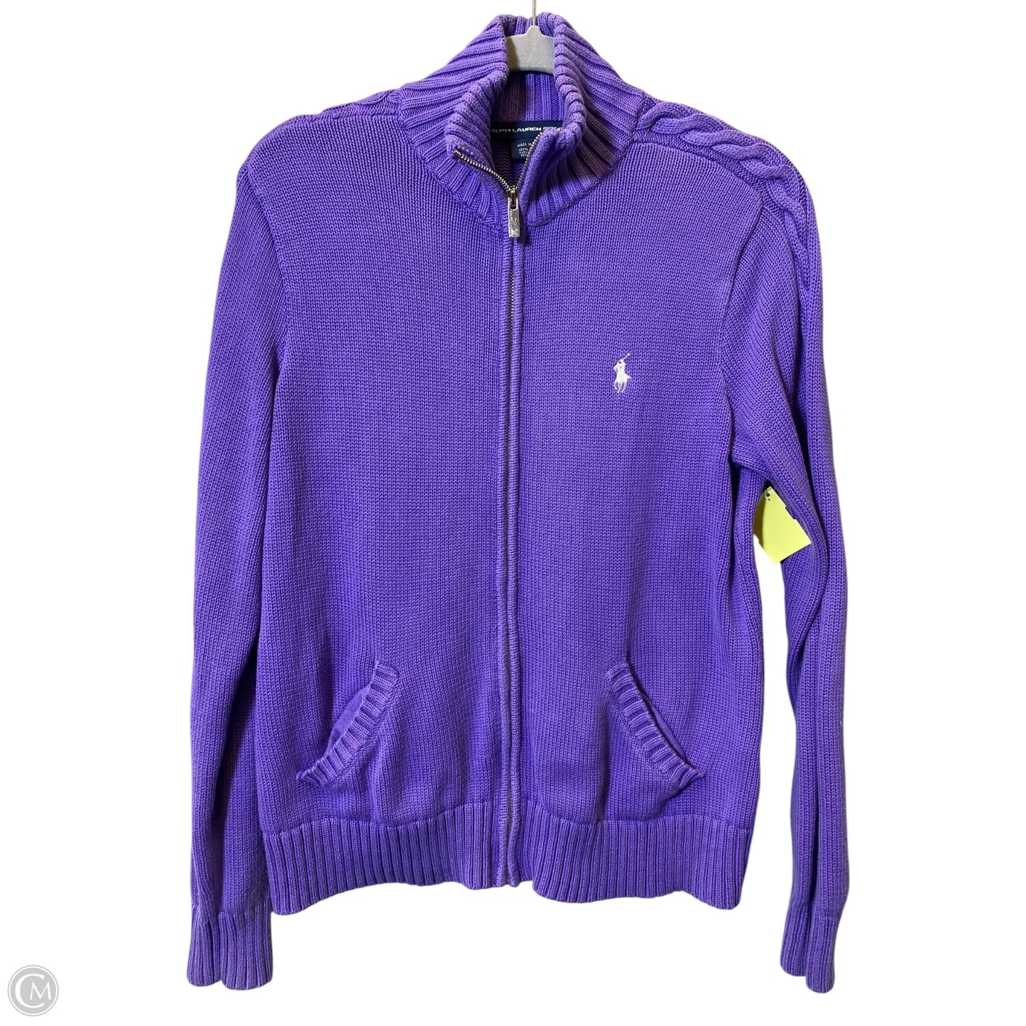 Sweater By Ralph Lauren In Purple, Size: Xl