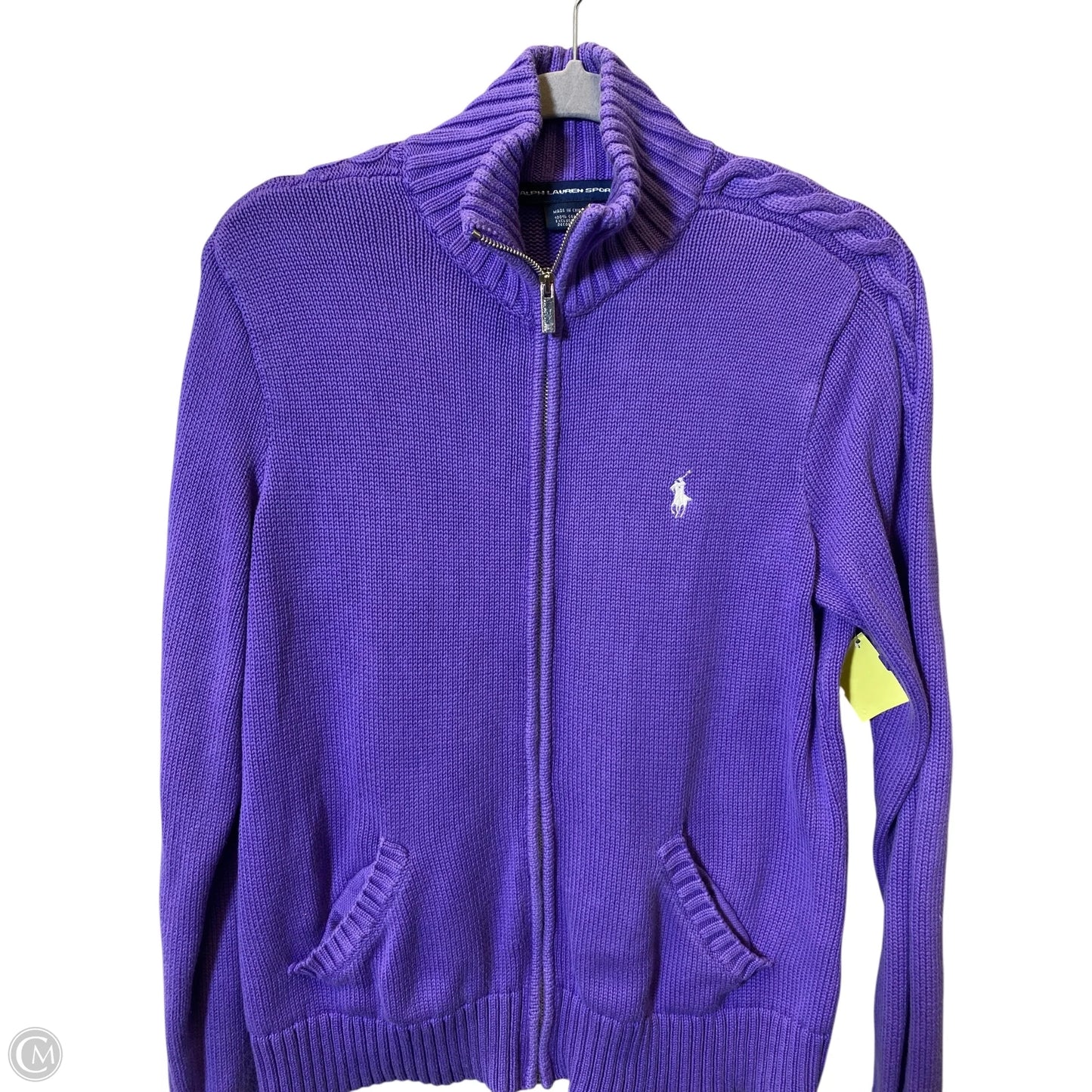 Sweater By Ralph Lauren In Purple, Size: Xl