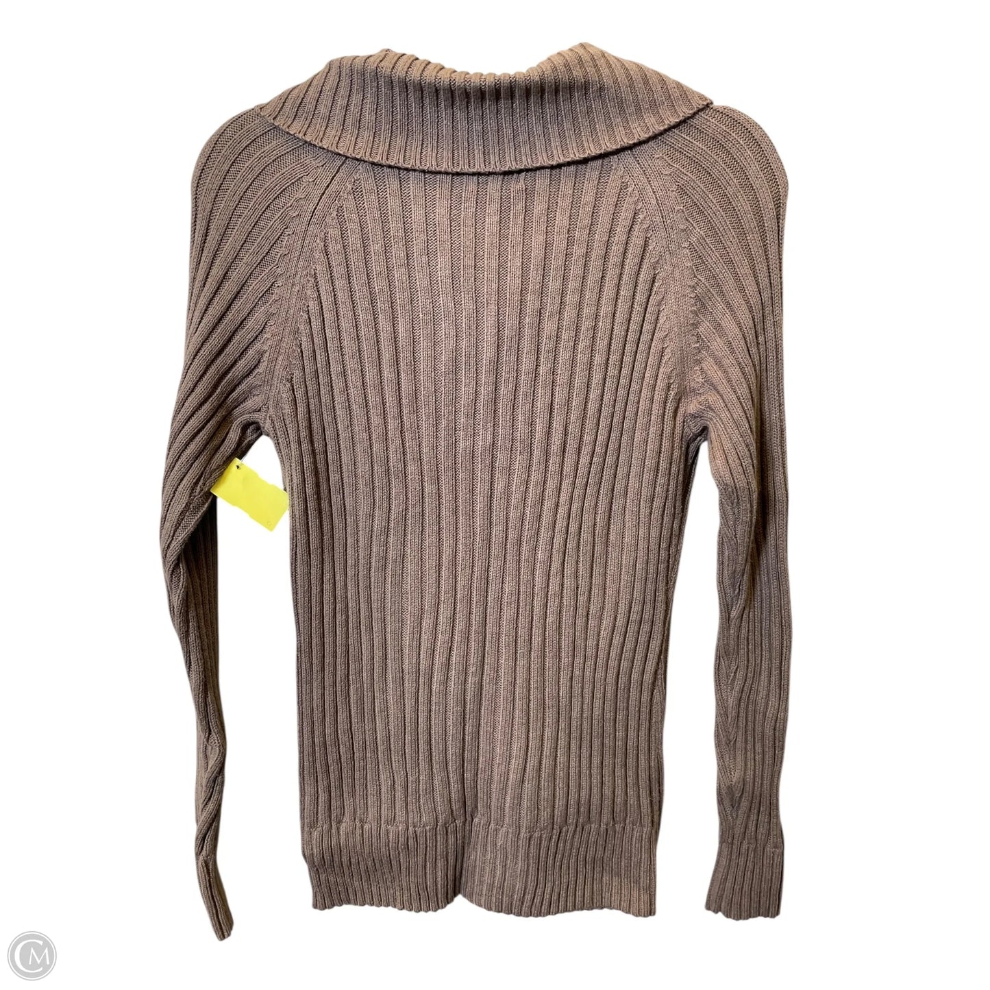 Sweater Cardigan By St Johns Bay In Brown, Size: M