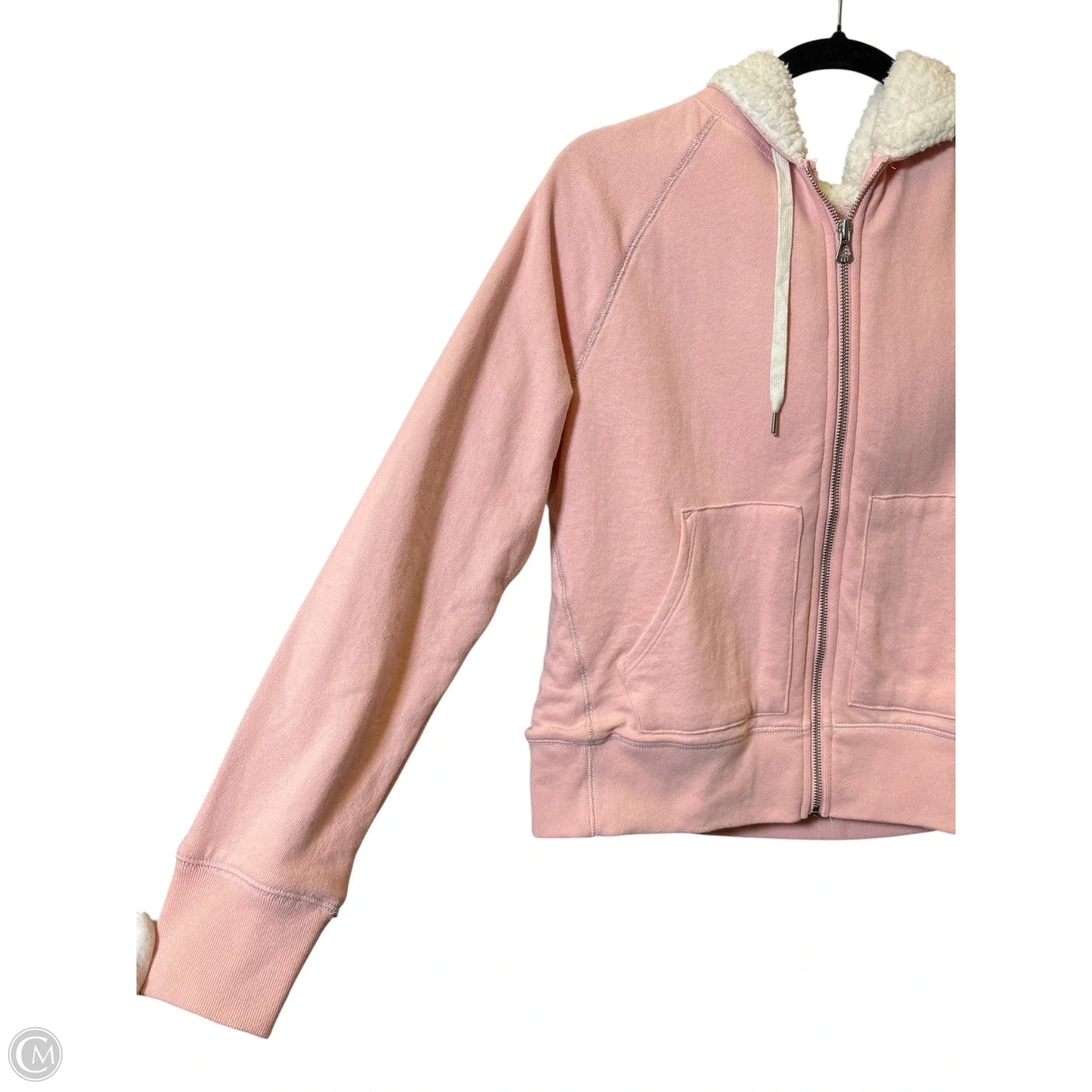 Jacket Faux Fur & Sherpa By Gap In Pink, Size: M
