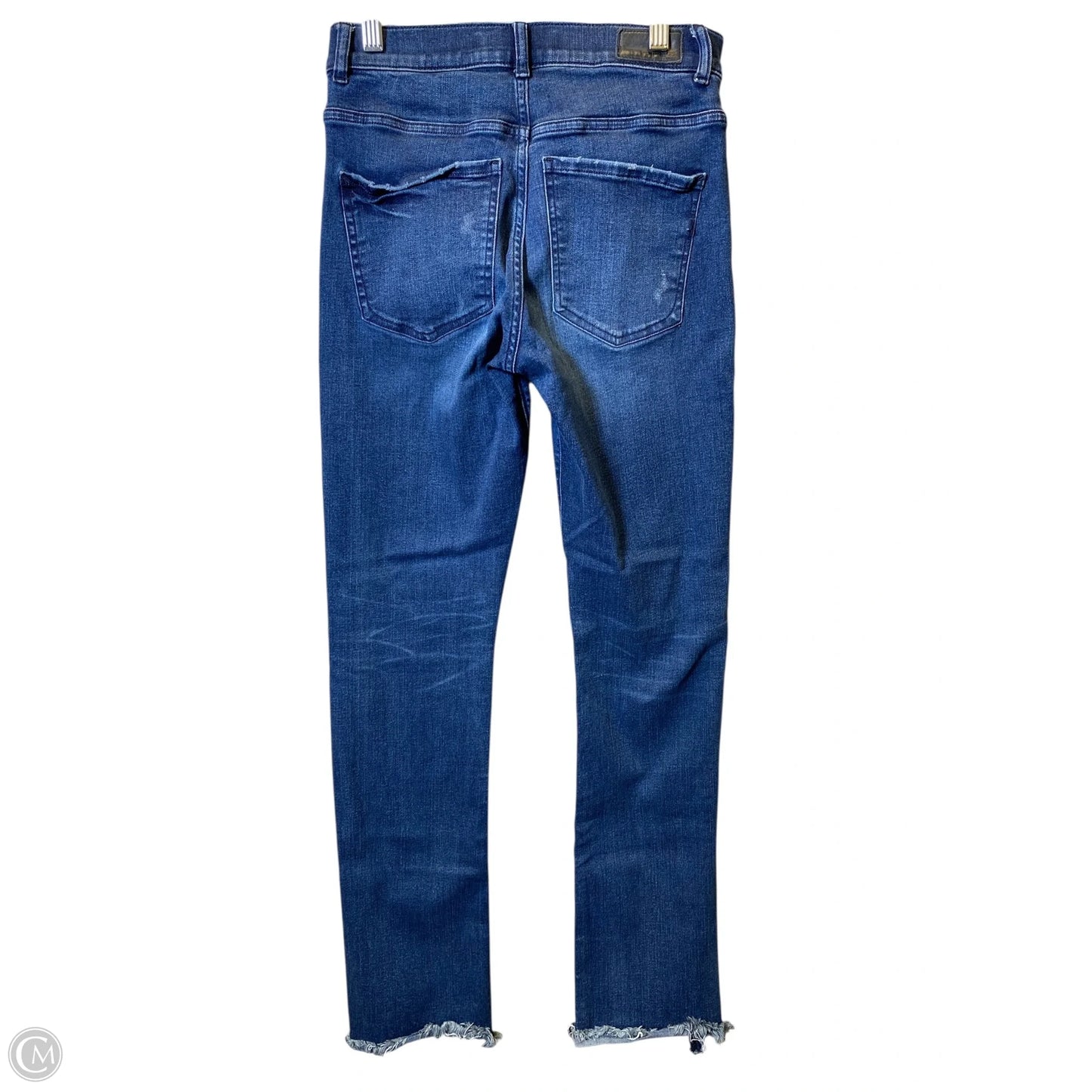Jeans Straight By Express In Blue Denim, Size: 4