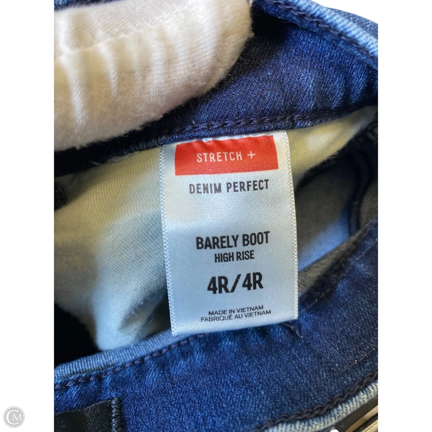 Jeans Straight By Express In Blue Denim, Size: 4